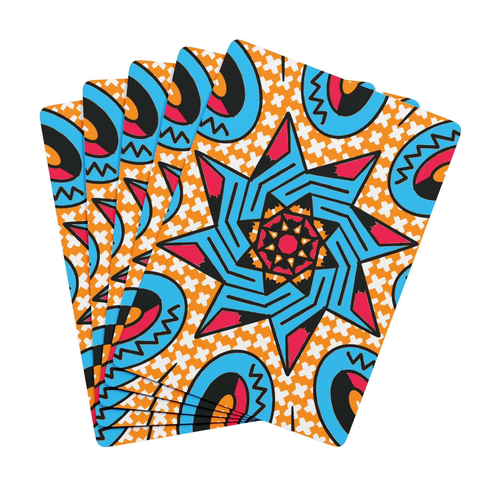 Colorful Poker Playing Cards