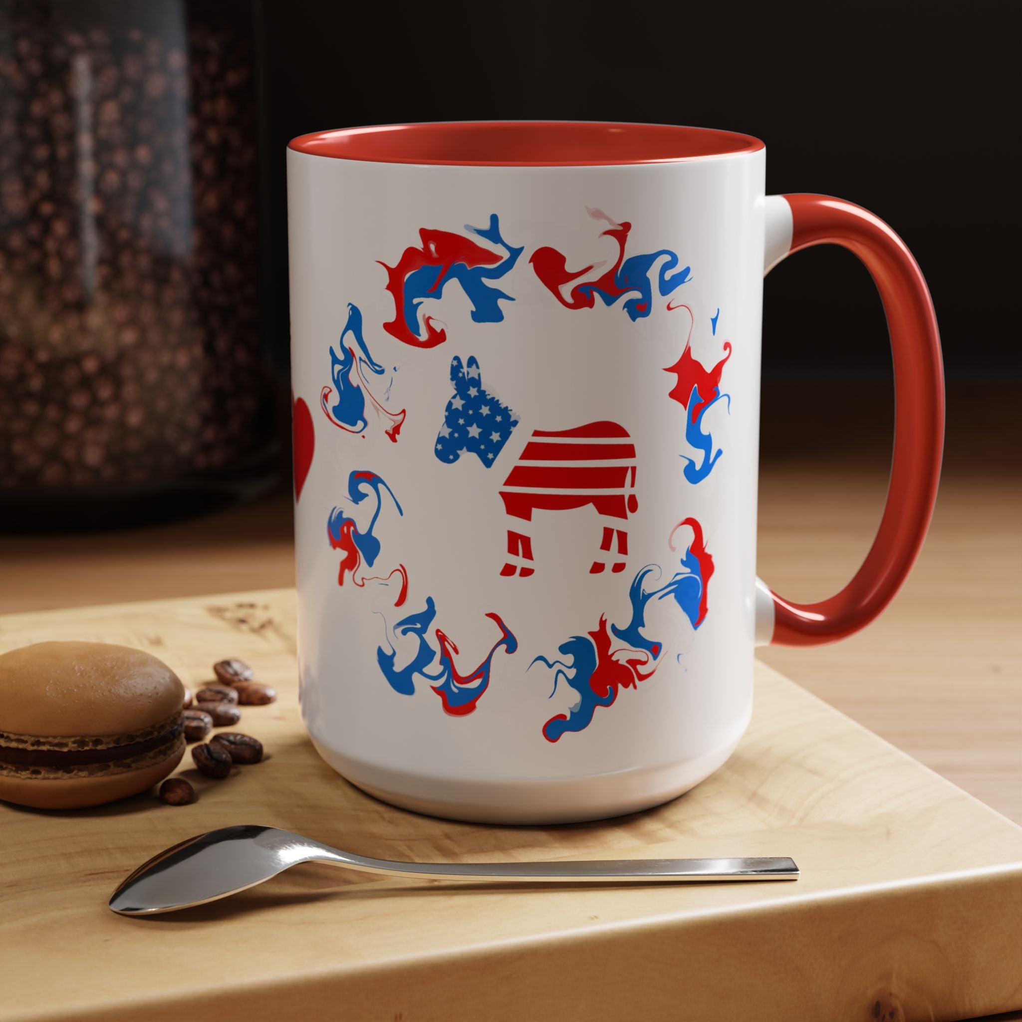 Love is Easier Patriotic Mug