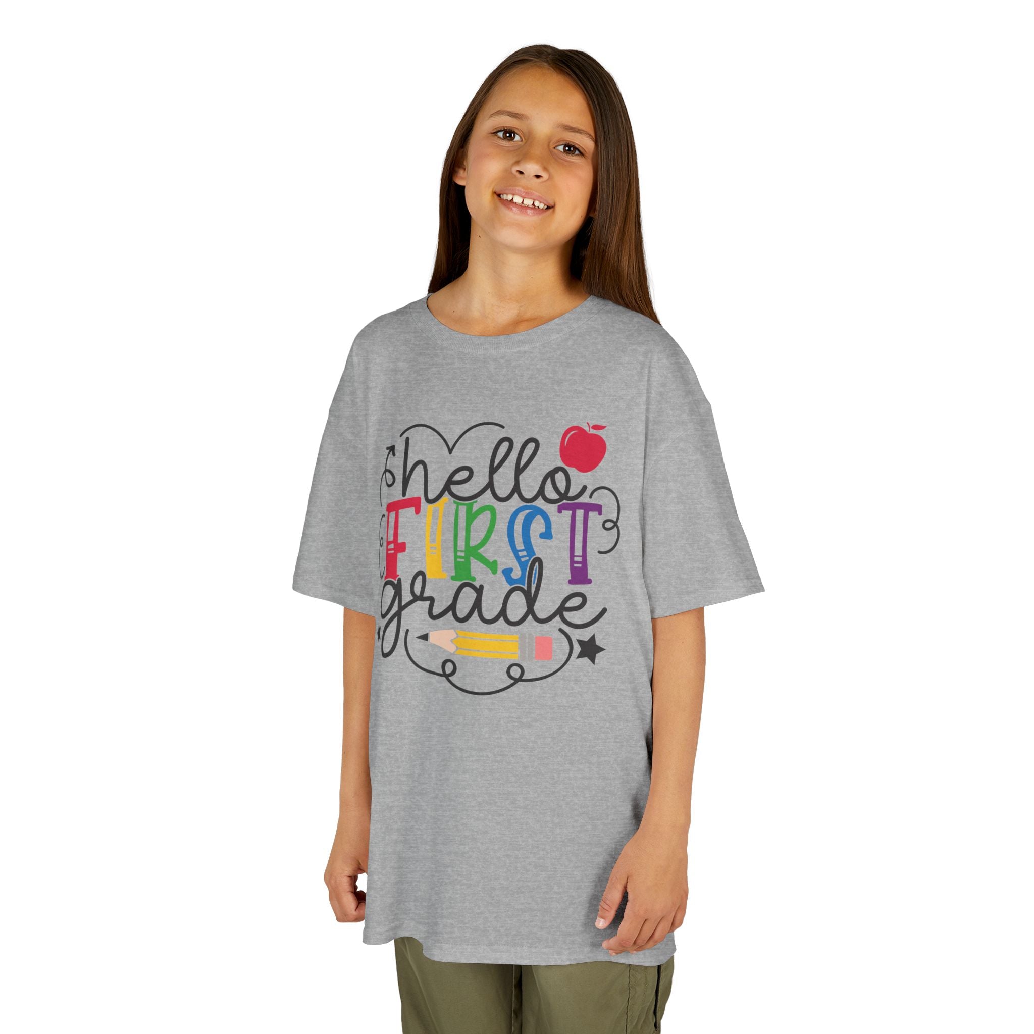 Kids First Grade Tee, Back to School Outfit, Classroom Apparel, Fun Kids Tee, Teacher Gift
