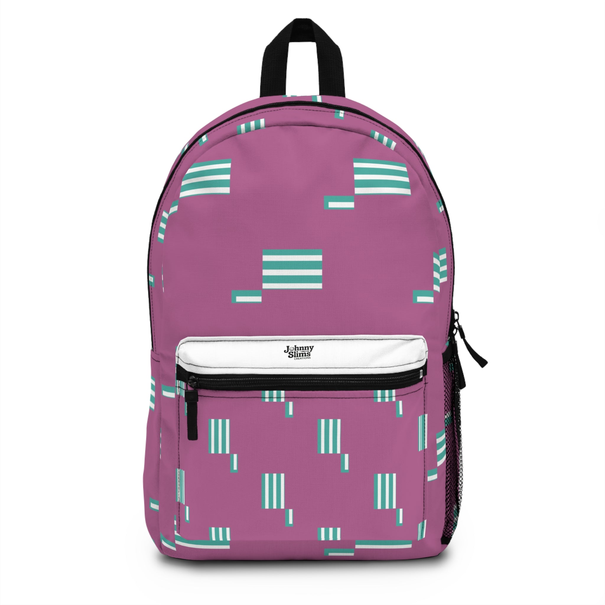 Trendy Geometric Backpack | Stylish School Bag, Casual Daypack, Unique Gift for Students, Travel Backpack, Fashion Accessory