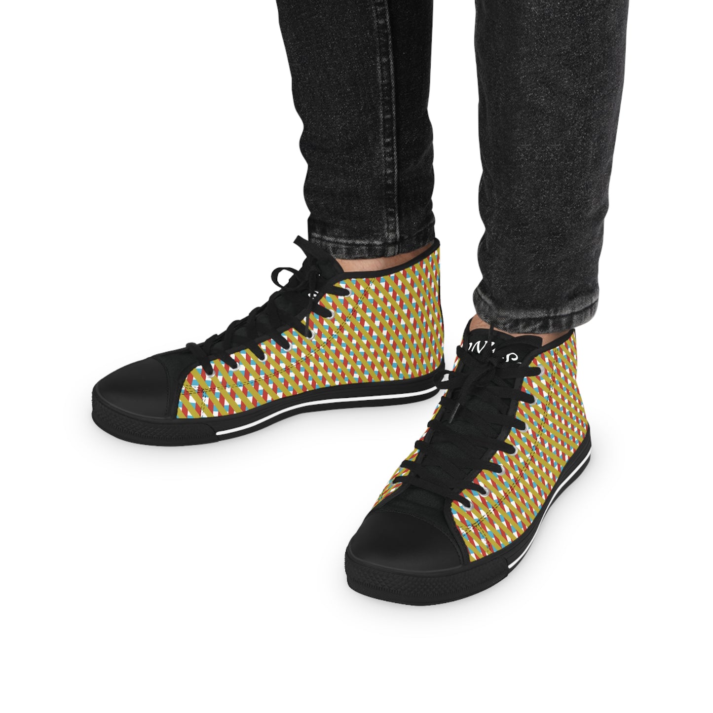 Men’s Stylish RBY High Top Sneakers