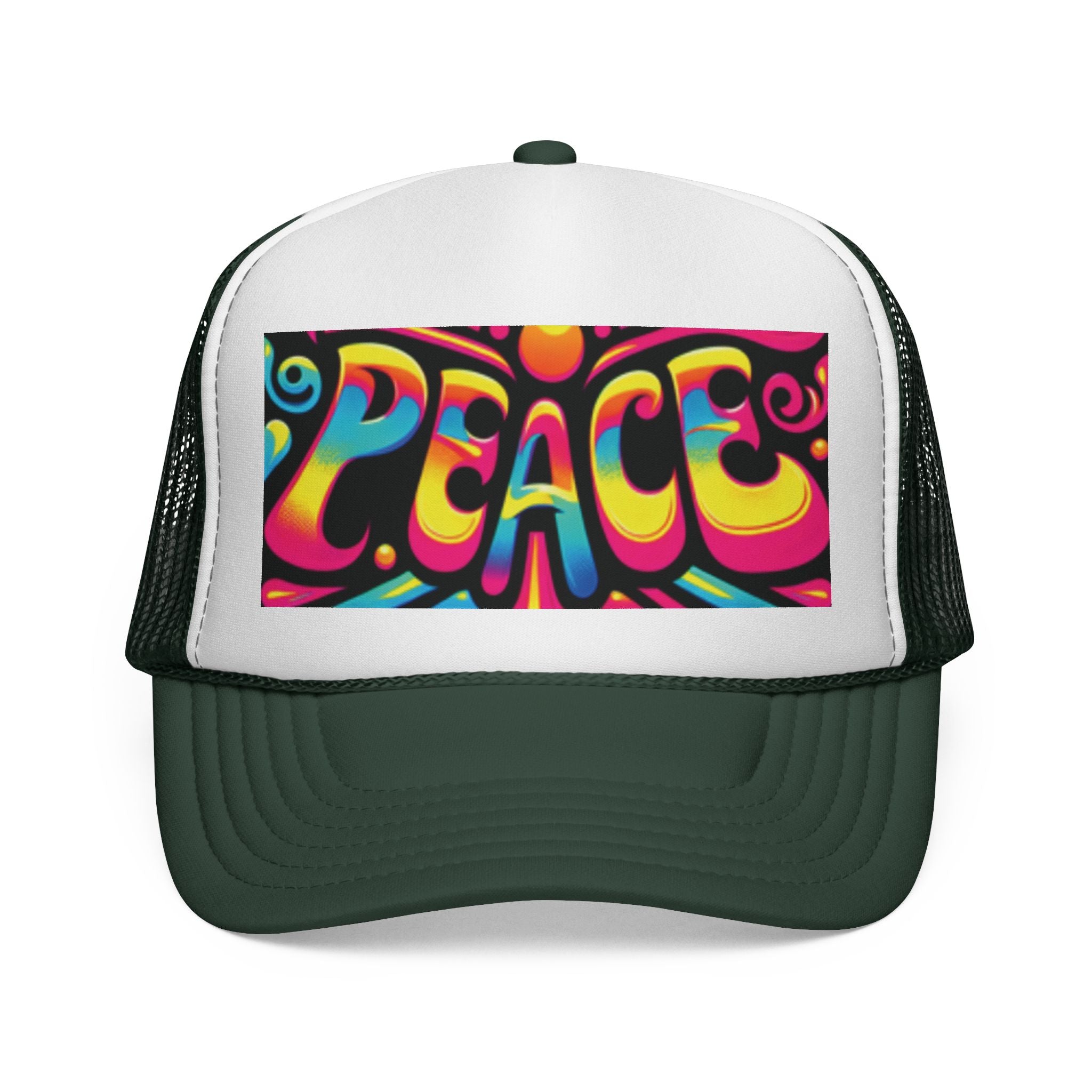 Colorful Peace Trucker Caps
