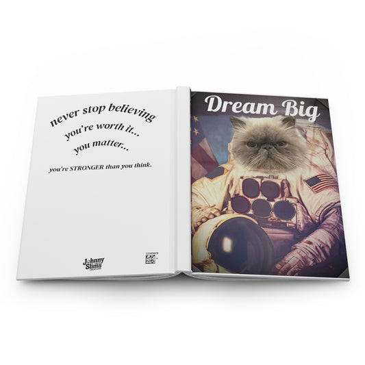 Big Kitty Dreams Hardcover Journal/Diary/Sketchbook