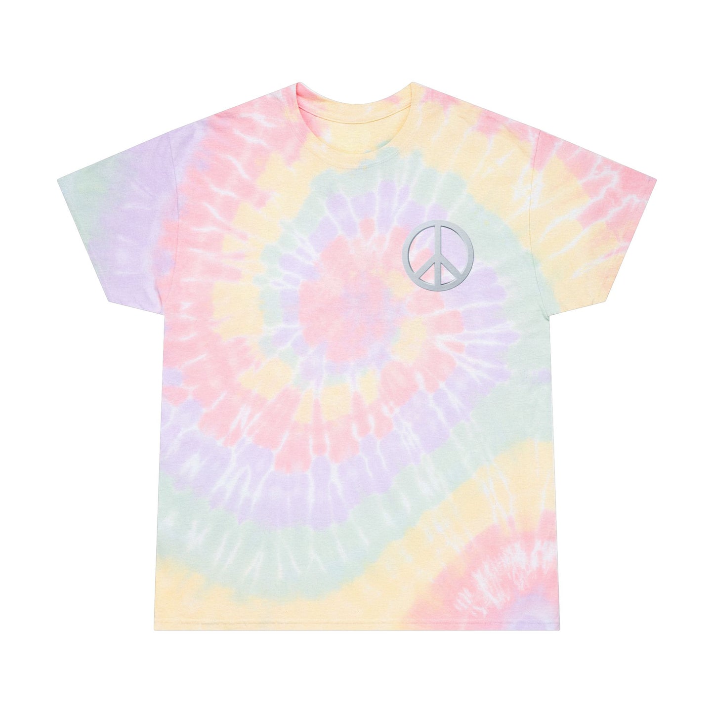Spiral Boho Chic Peace Tie-Dye Tee