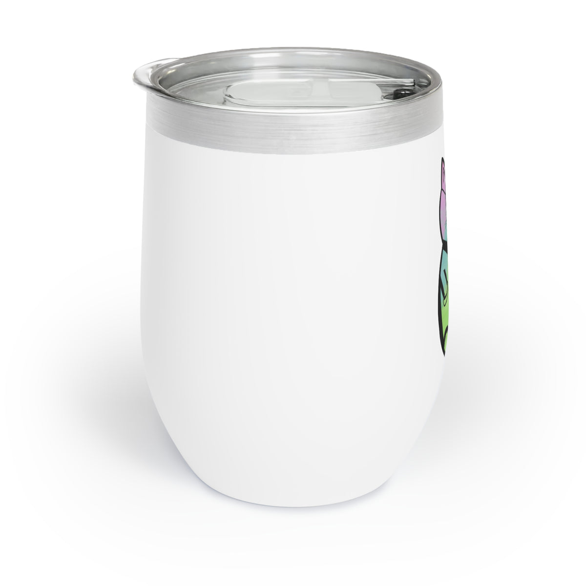 Just a Cat Wine Tumbler