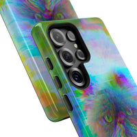 Colorful Glitchy Kitty iPhone/Pixel/Galaxy Tough Phone Cases