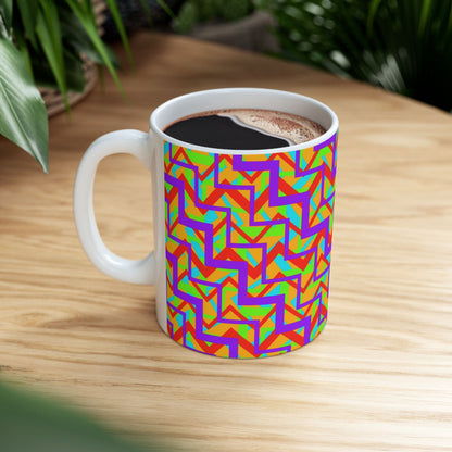 Colorfully Geometric Ceramic Mug