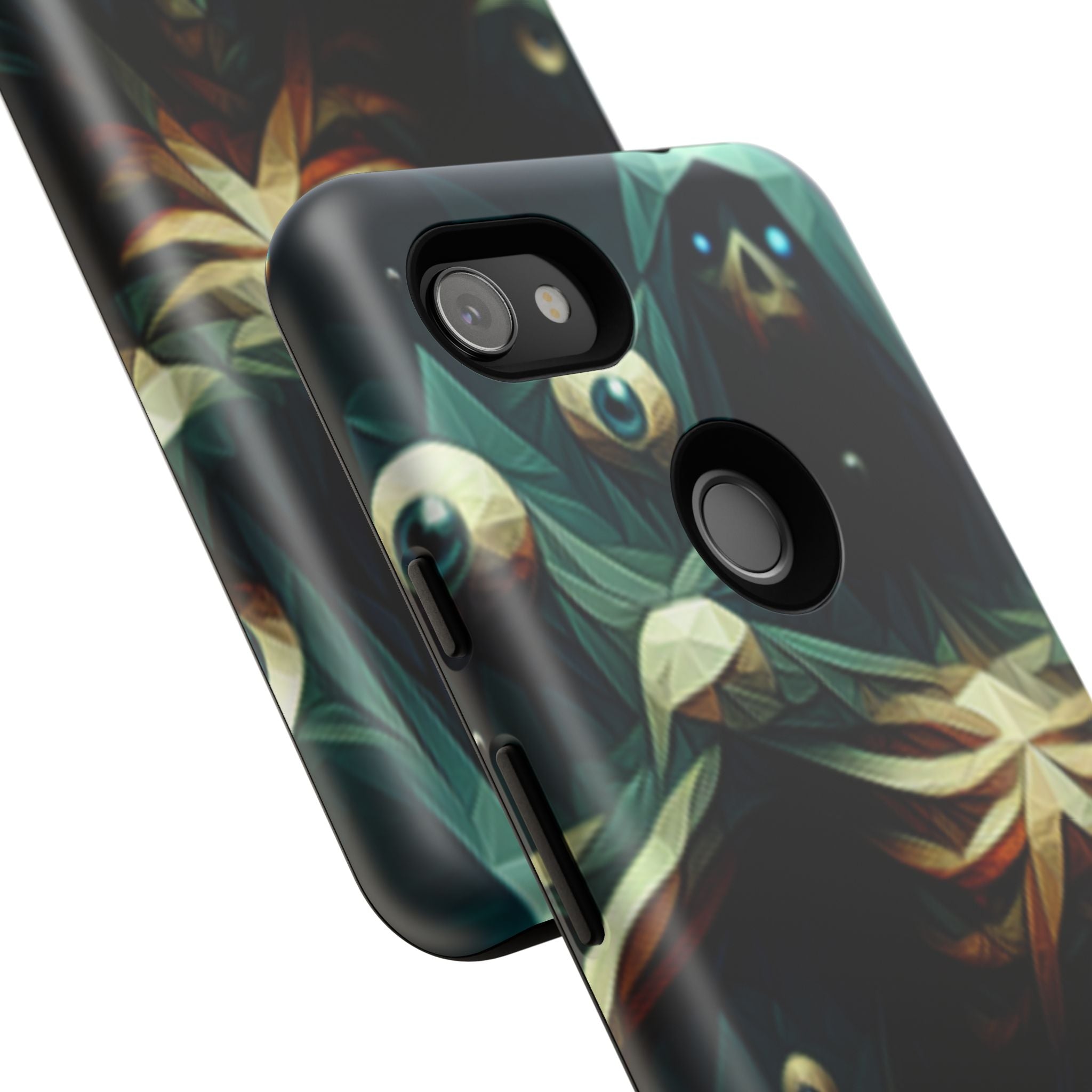 Dark Green Deathly Caped Skeleton iPhone/Pixel/Galaxy Cases
