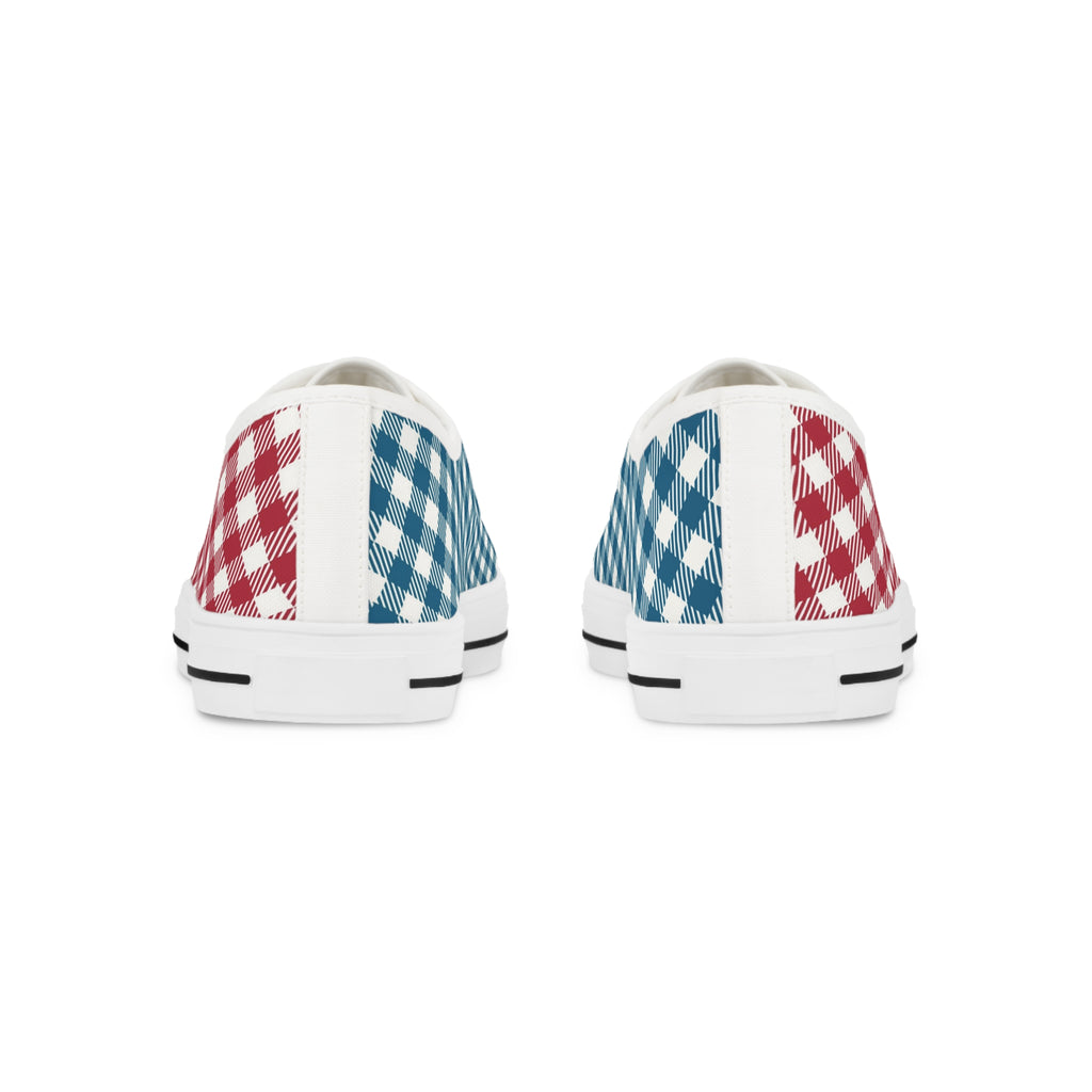 Men’s Stylish RB Tablecloth Low Top Sneakers