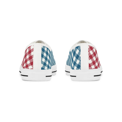 Men’s Stylish RB Tablecloth Low Top Sneakers