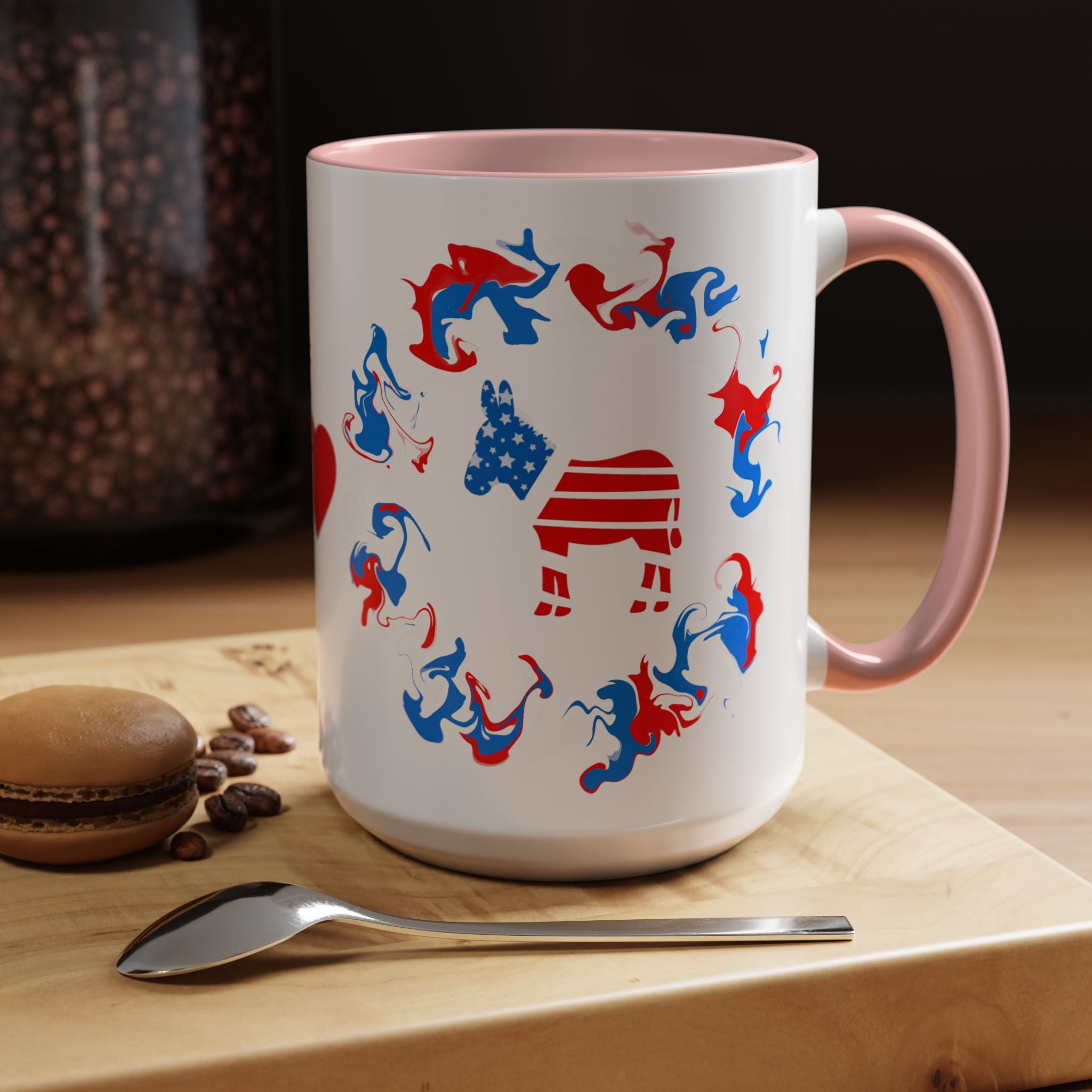 Love is Easier Patriotic Mug