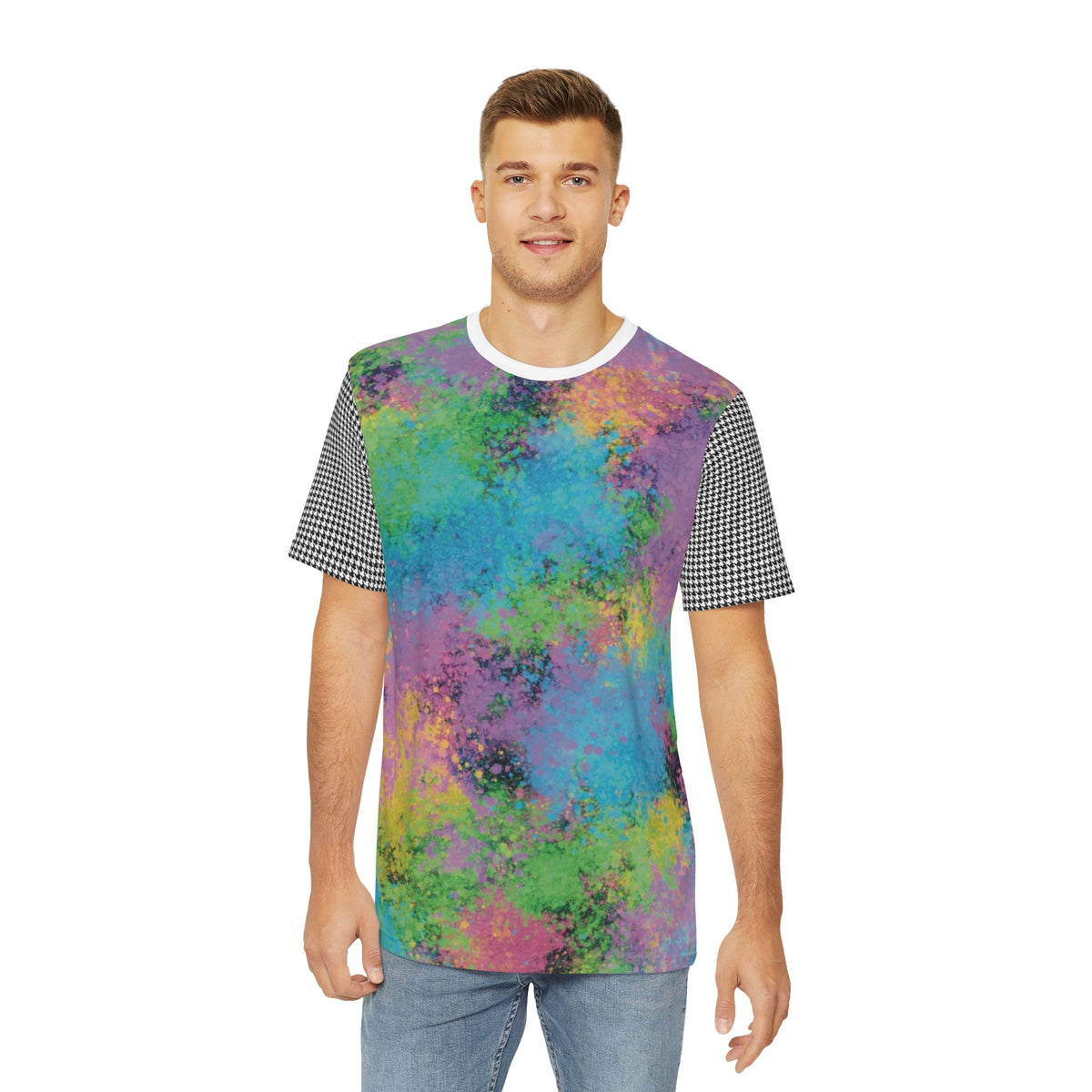 Vibrant Graphic Tee for Men