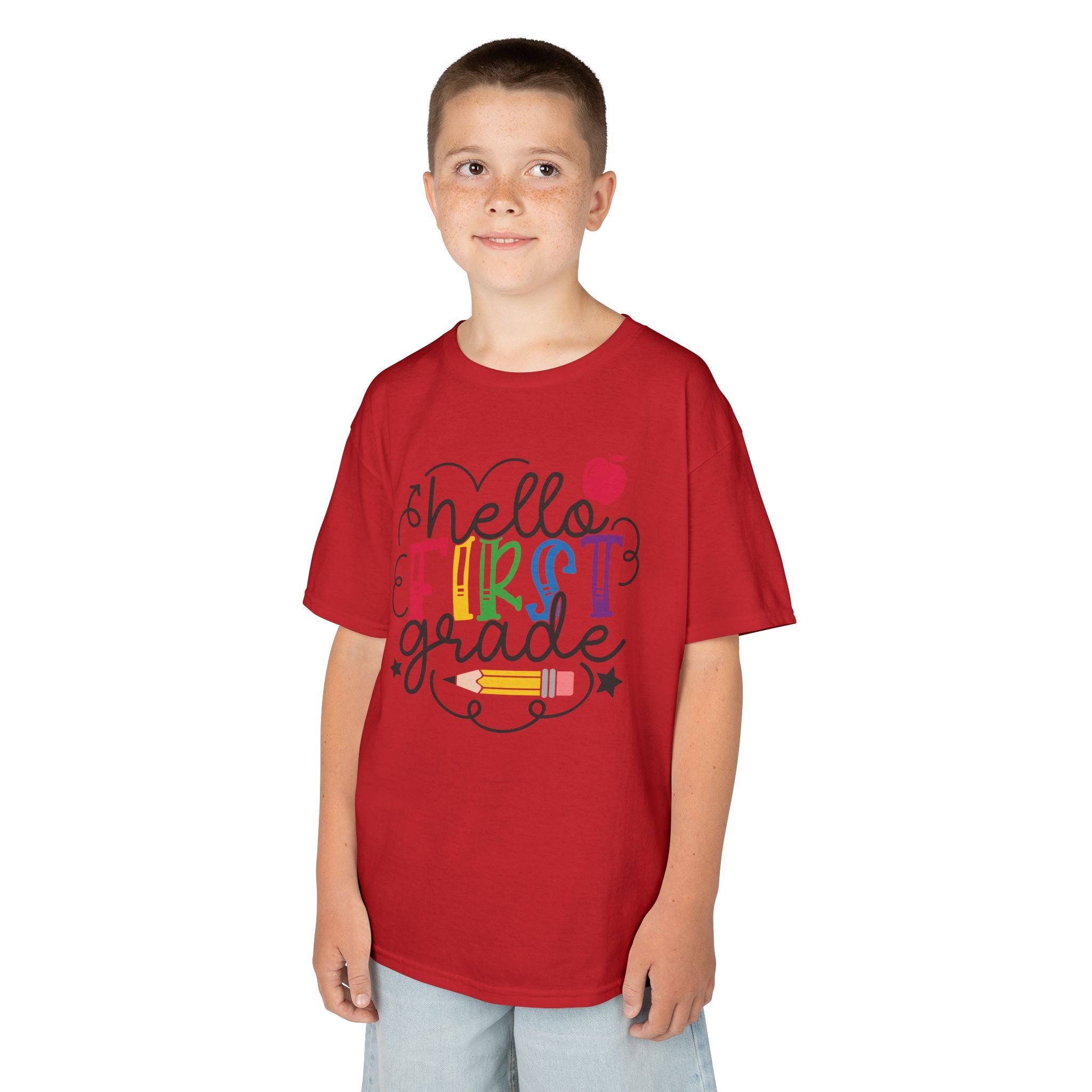 Kids First Grade Tee, Back to School Outfit, Classroom Apparel, Fun Kids Tee, Teacher Gift