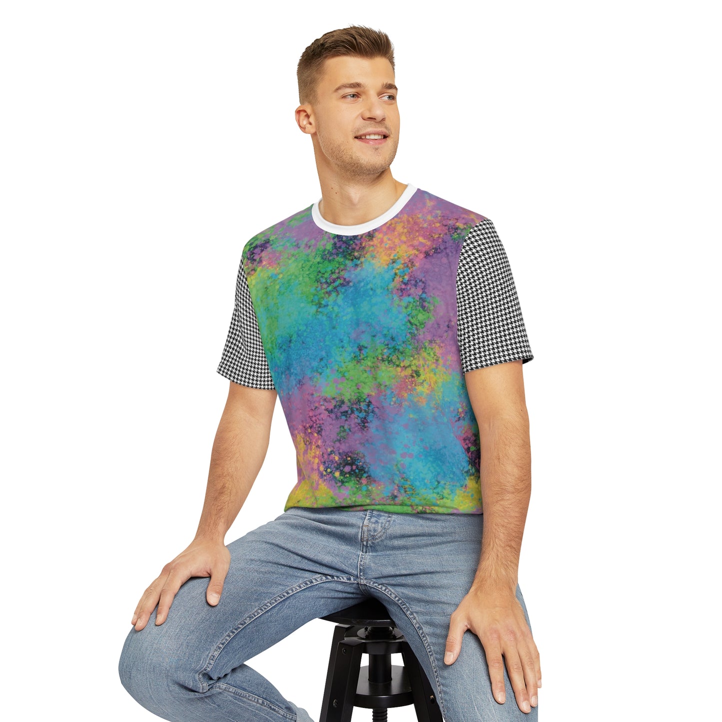 Vibrant Graphic Tee for Men