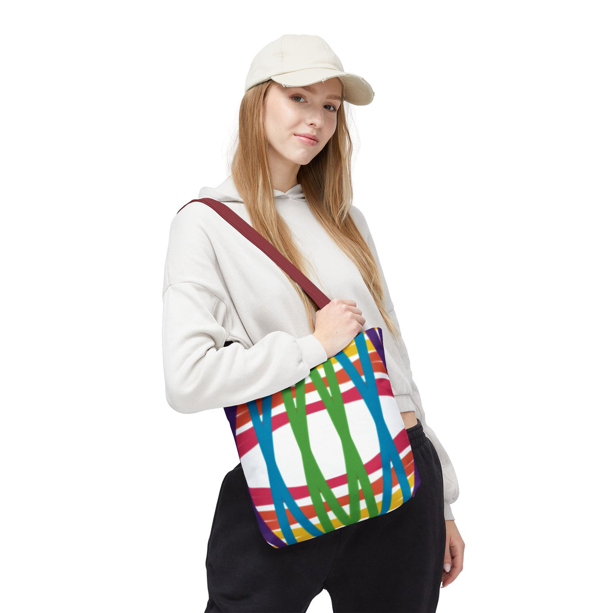 Vibrant Patterned Tote Bag