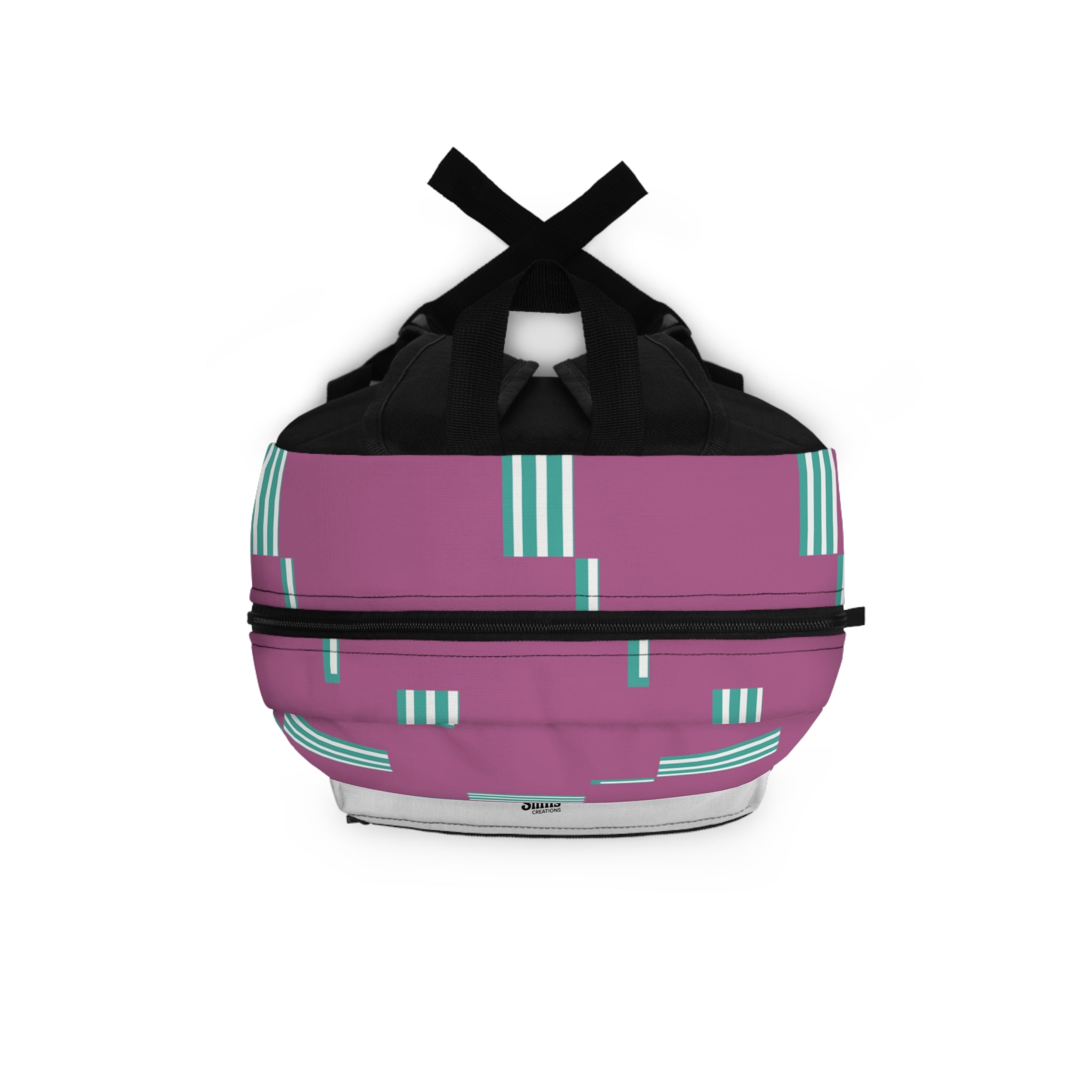 Trendy Geometric Backpack | Stylish School Bag, Casual Daypack, Unique Gift for Students, Travel Backpack, Fashion Accessory