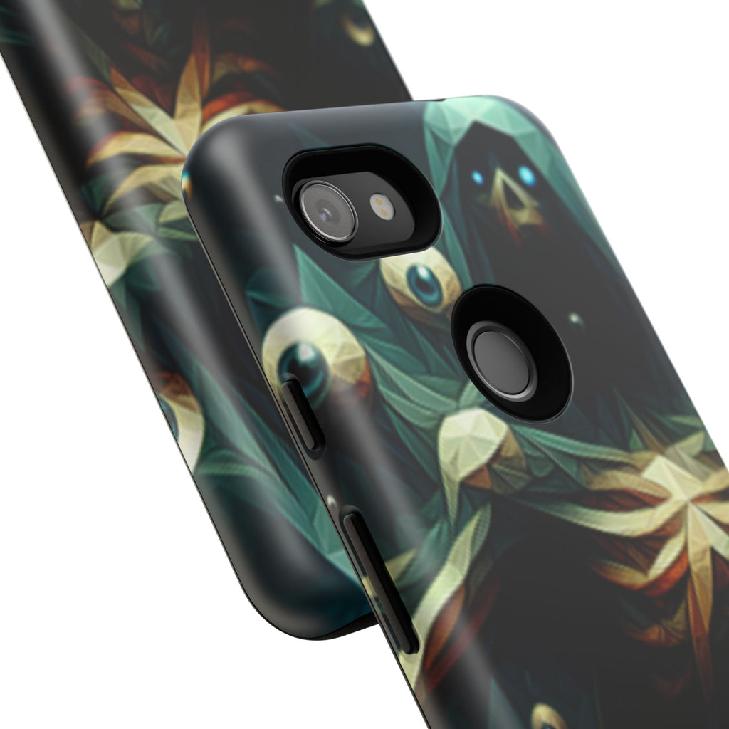 Dark Green Deathly Caped Skeleton iPhone/Pixel/Galaxy Cases