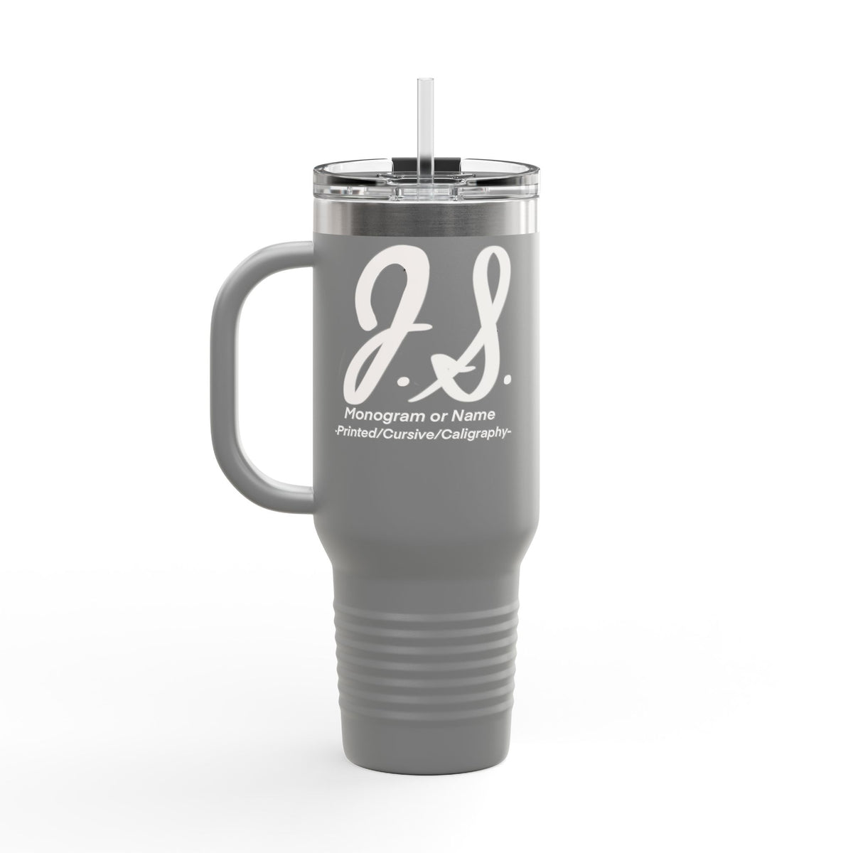 Monogrammed Insulated Travel Mug, 40oz