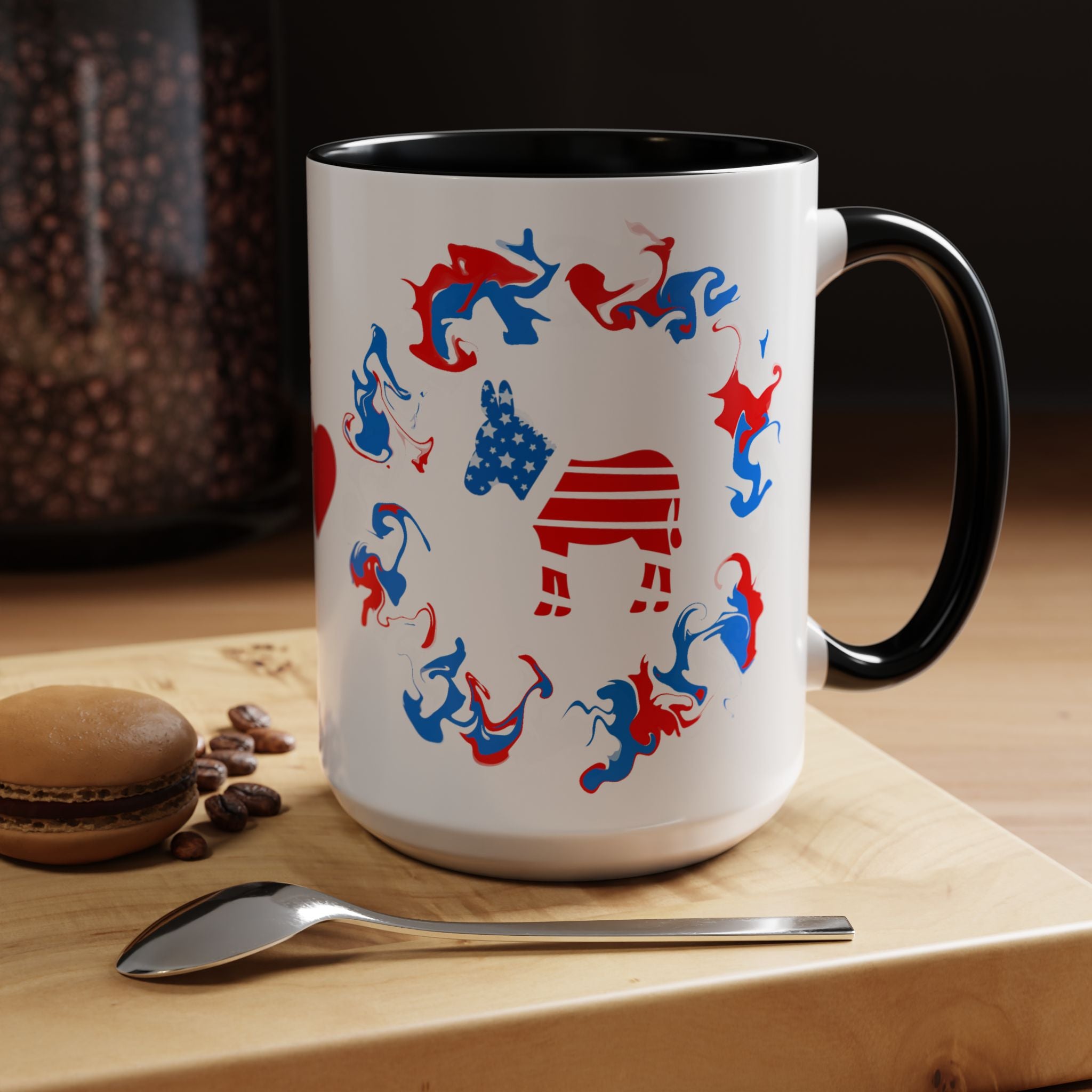 Love is Easier Patriotic Mug