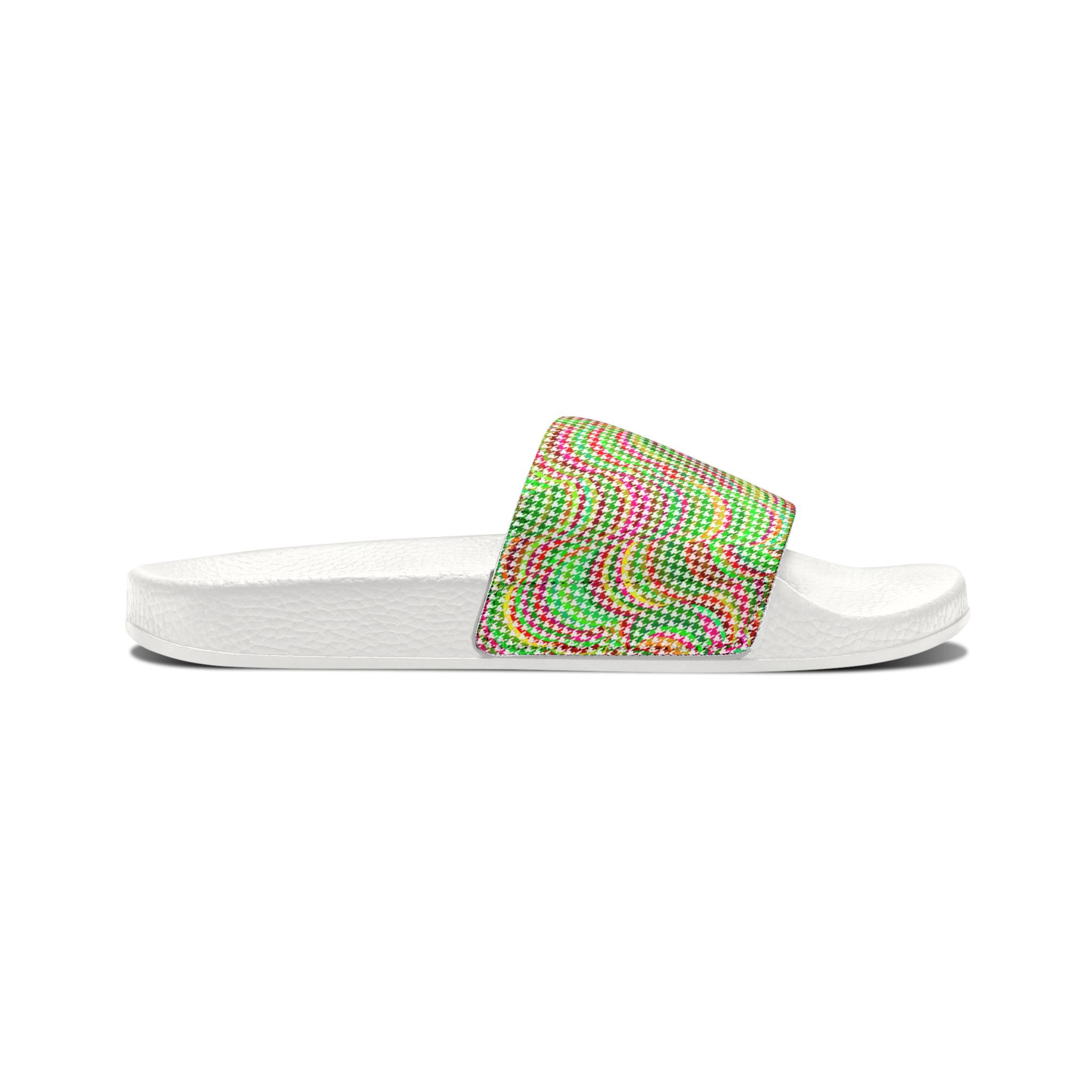 Men's Colorful Houndstooth Sandals/Slides
