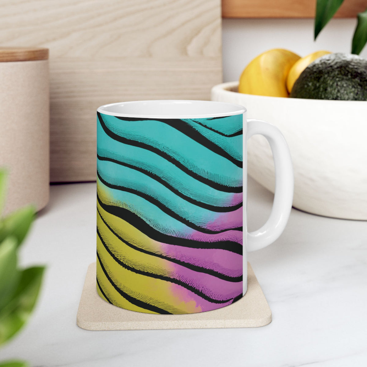 Colorful Zebra Essence Coffee and Tea Mug