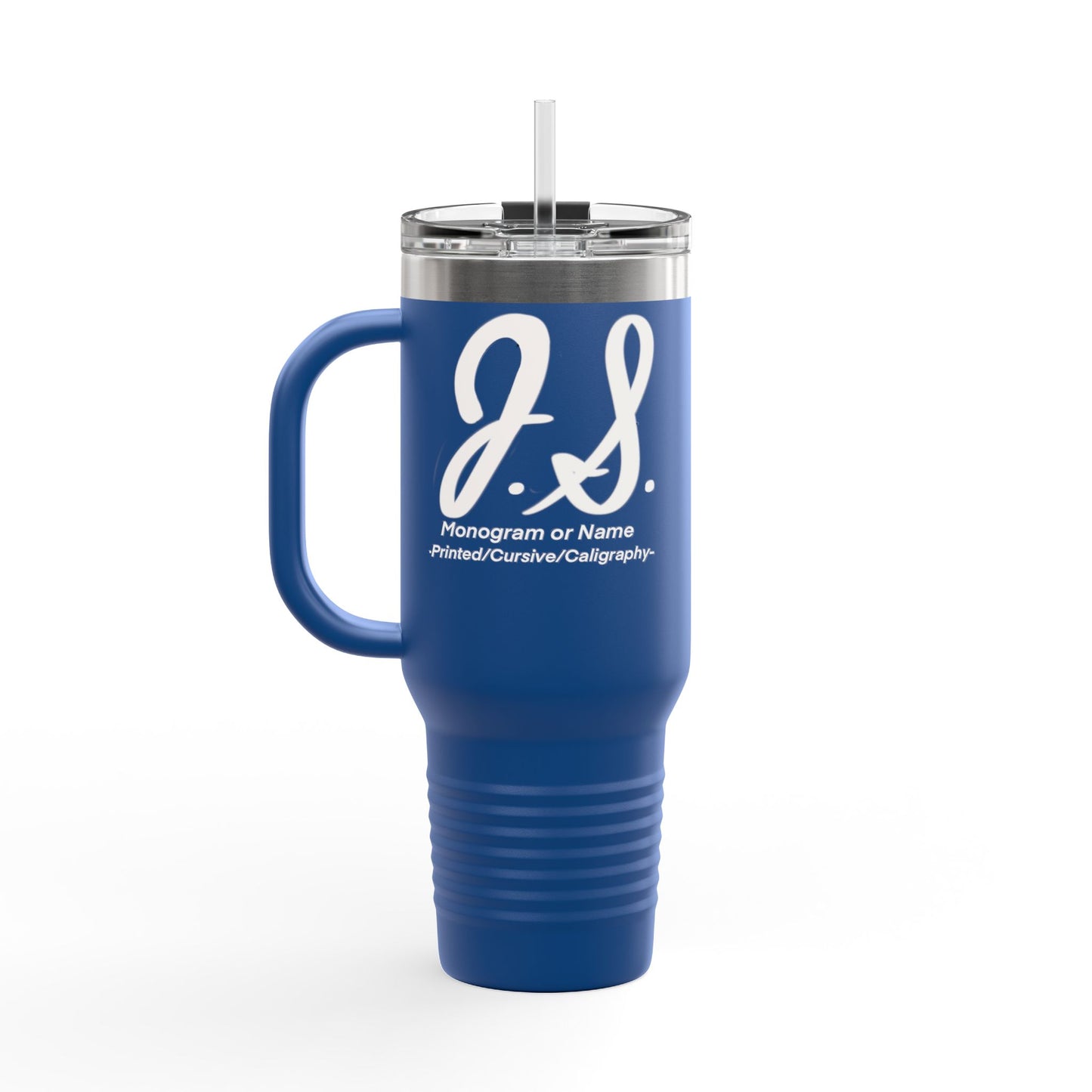 Monogrammed Insulated Travel Mug, 40oz
