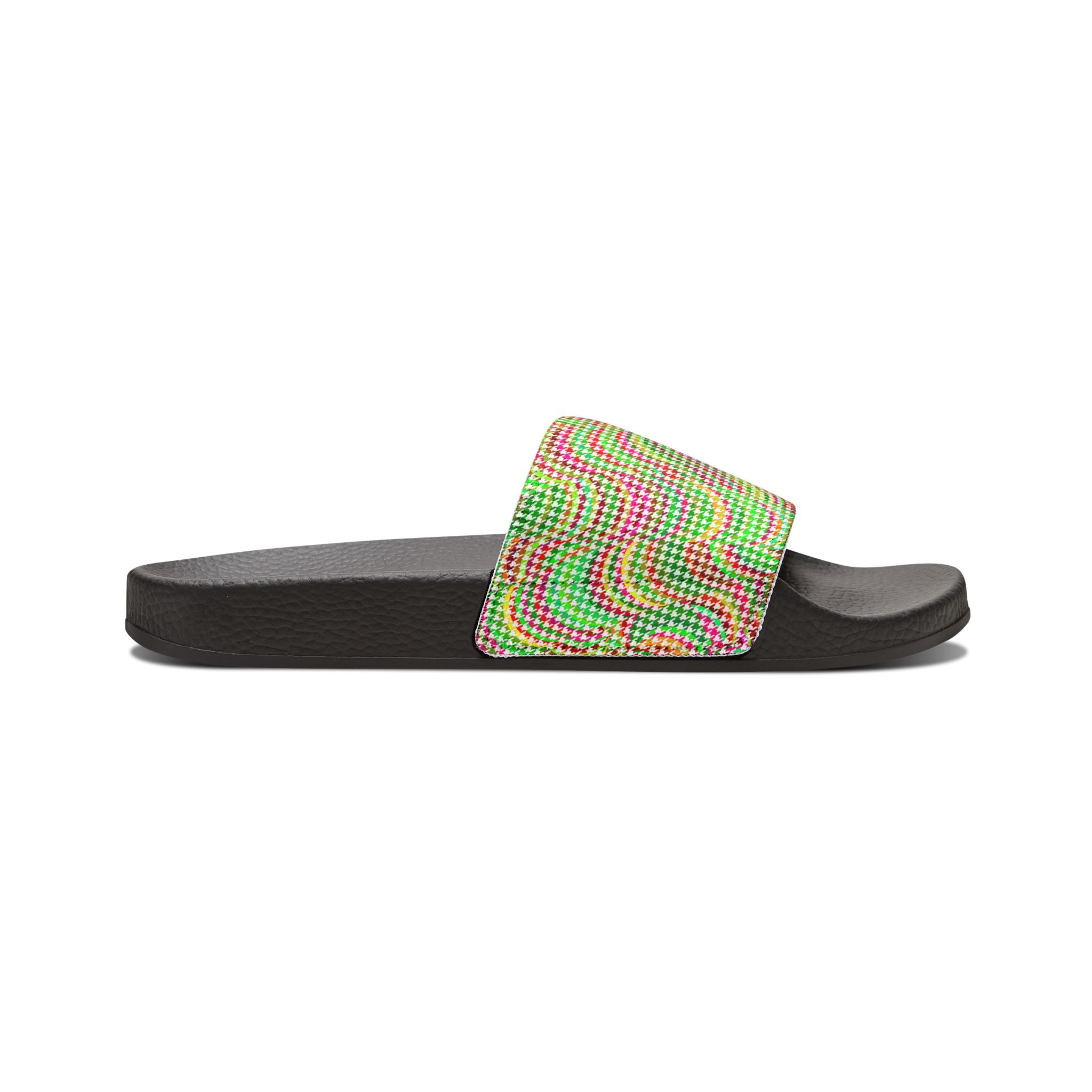 Men's Colorful Houndstooth Sandals/Slides