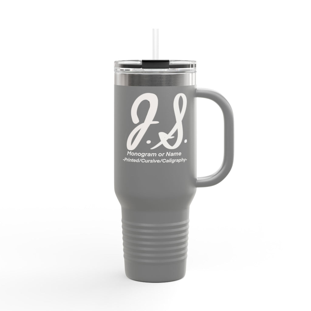 Monogrammed Insulated Travel Mug, 40oz - Custom Monogram Coffee Tumbler for Hot & Cold Drinks, Great Wedding Gift, Birthday Present, [...]