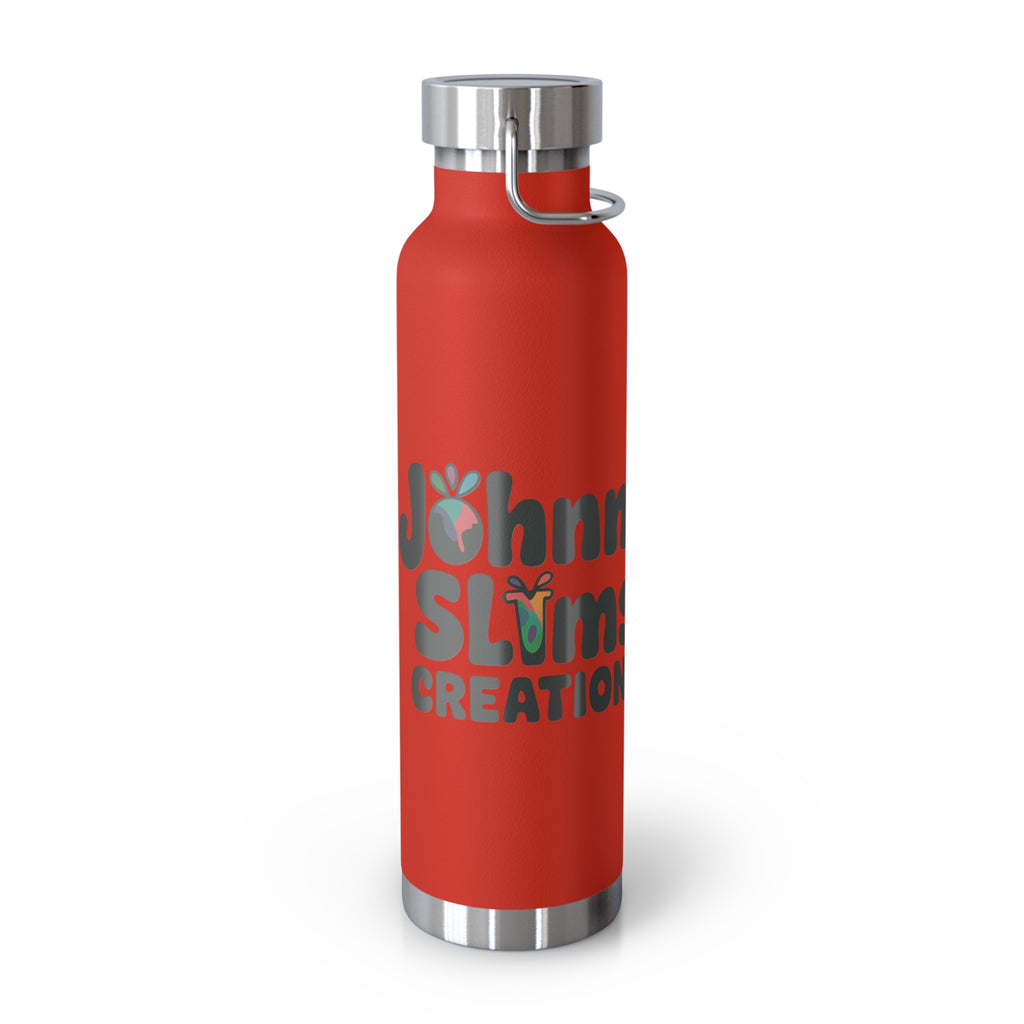 Water Bottle with Logo and Hydration Reminder, 22oz