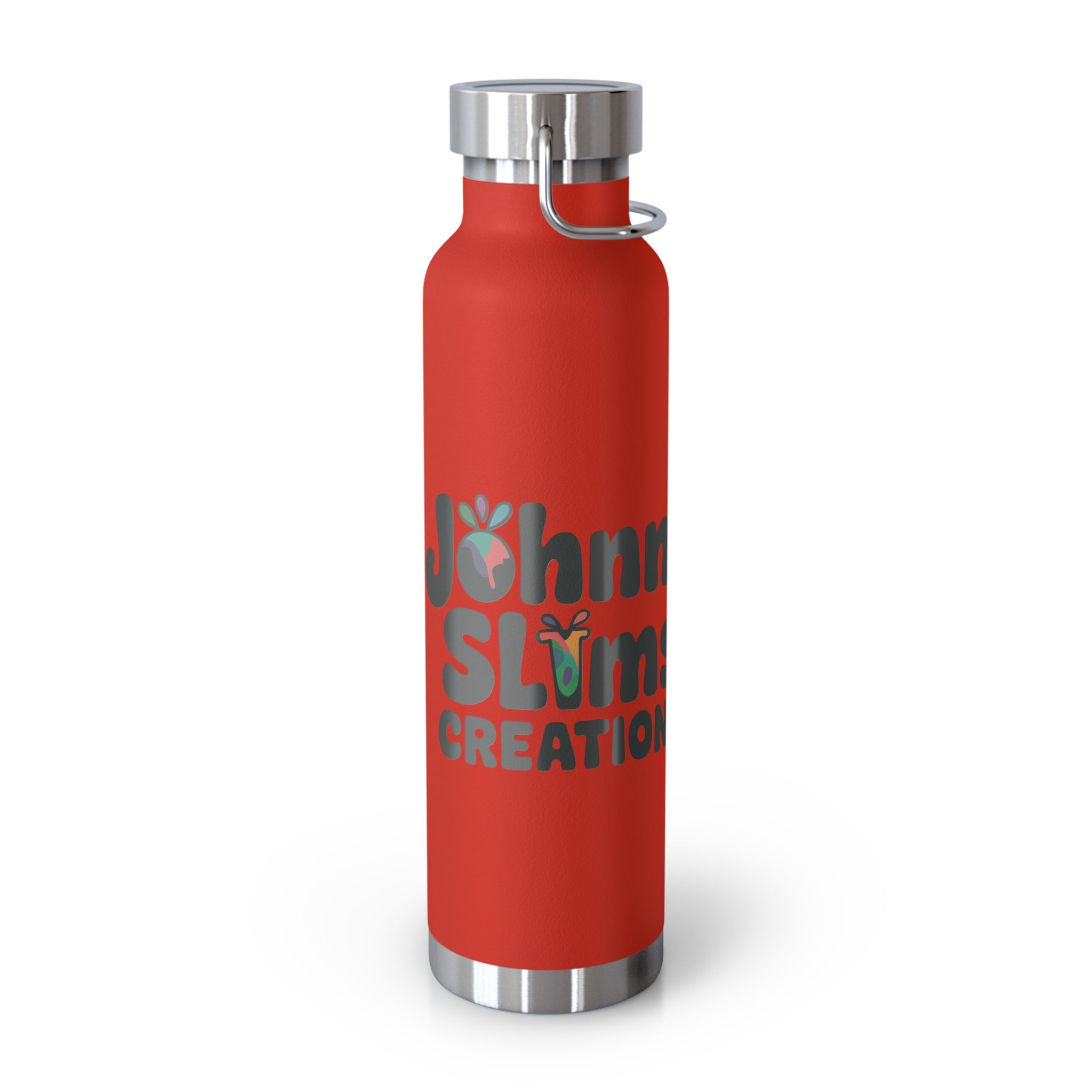 Water Bottle with Logo and Hydration Reminder, 22oz