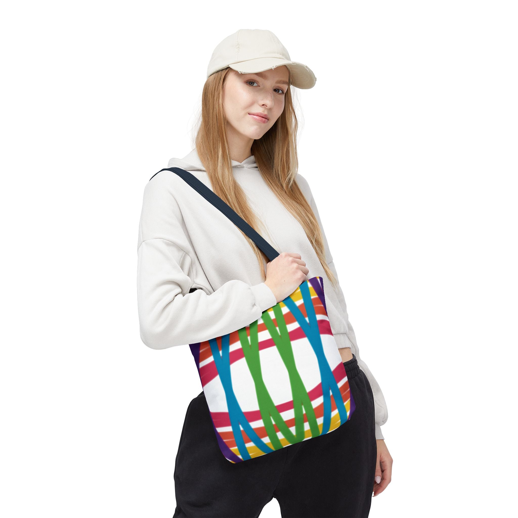 Vibrant Patterned Tote Bag, Colorful Shopping Bag, Reusable Grocery Tote, Eco-Friendly Gift Bag, Holiday Tote, Stylish Beach Bag