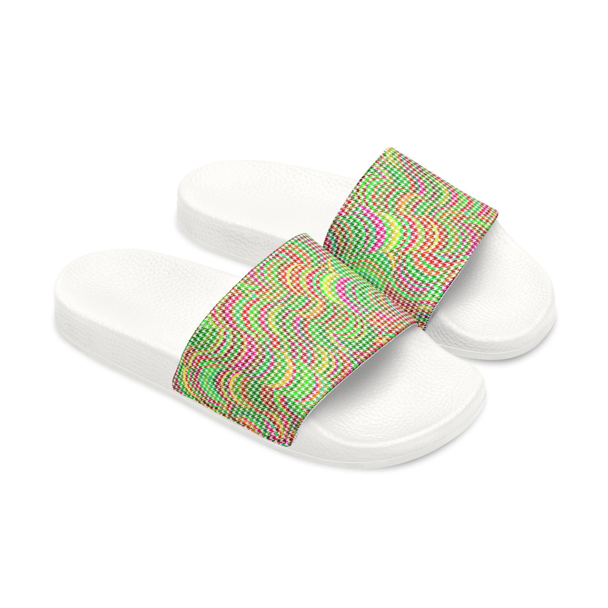 Men's Colorful Houndstooth Sandals/Slides