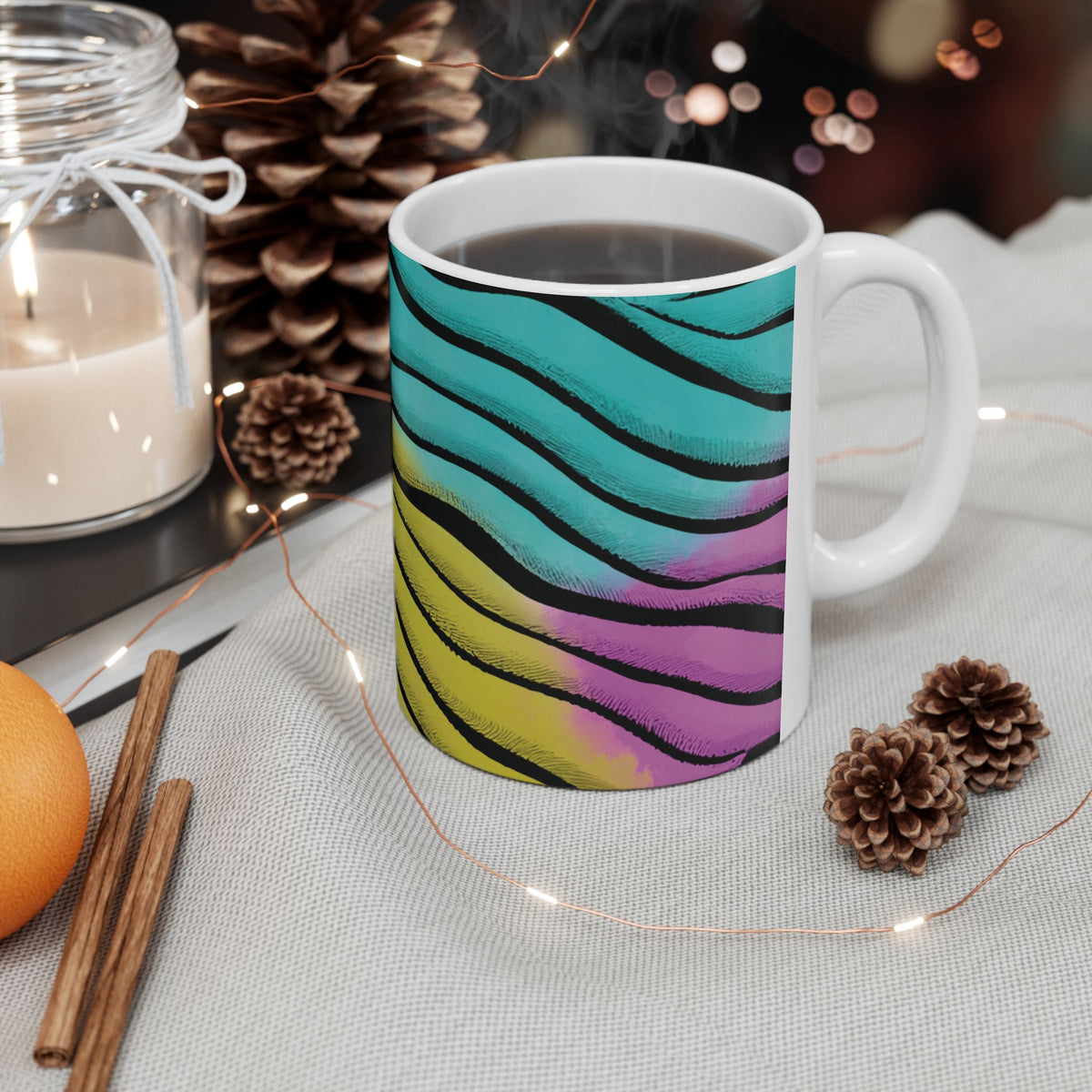 Colorful Zebra Essence Coffee and Tea Mug