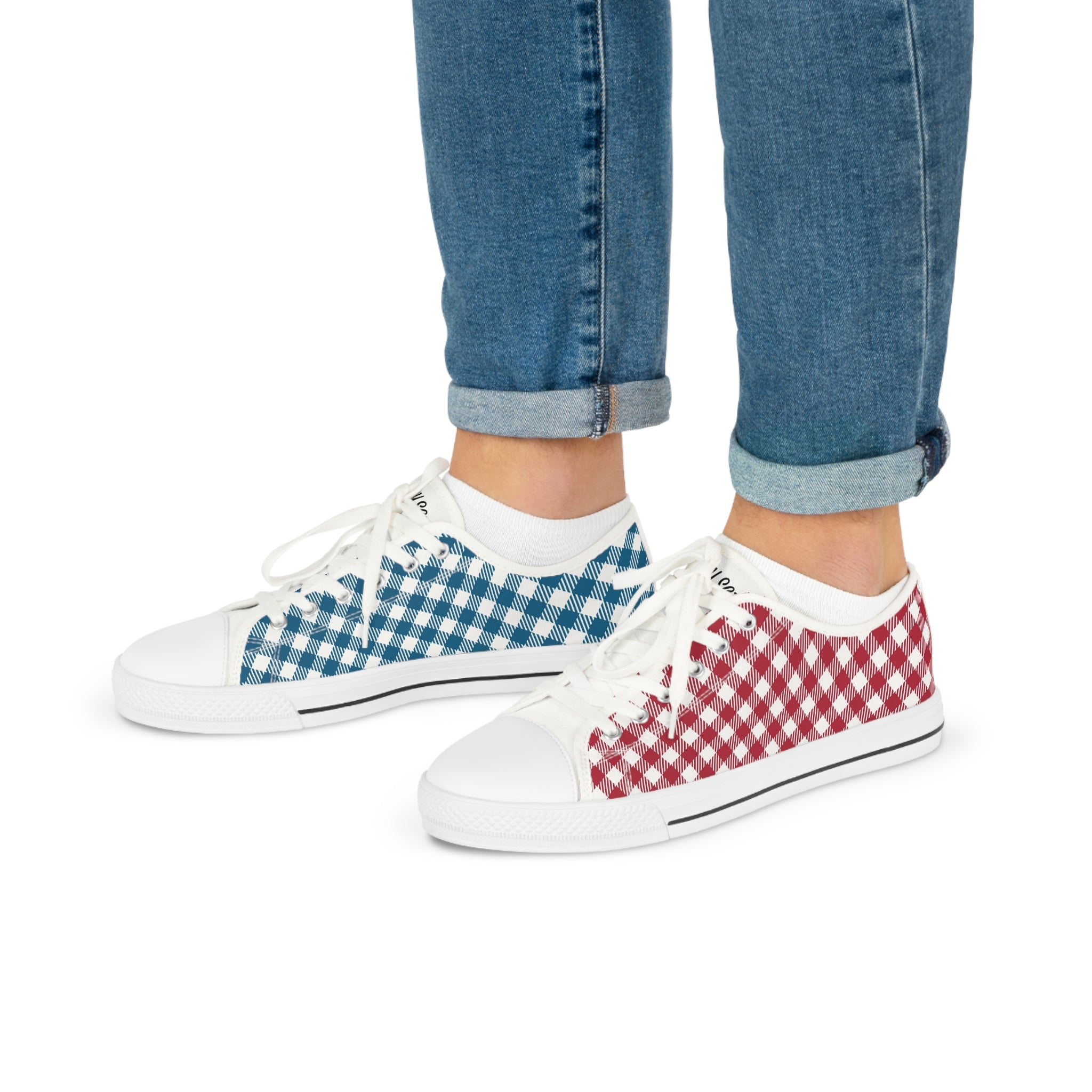 Men’s Stylish RB Tablecloth Low Top Sneakers