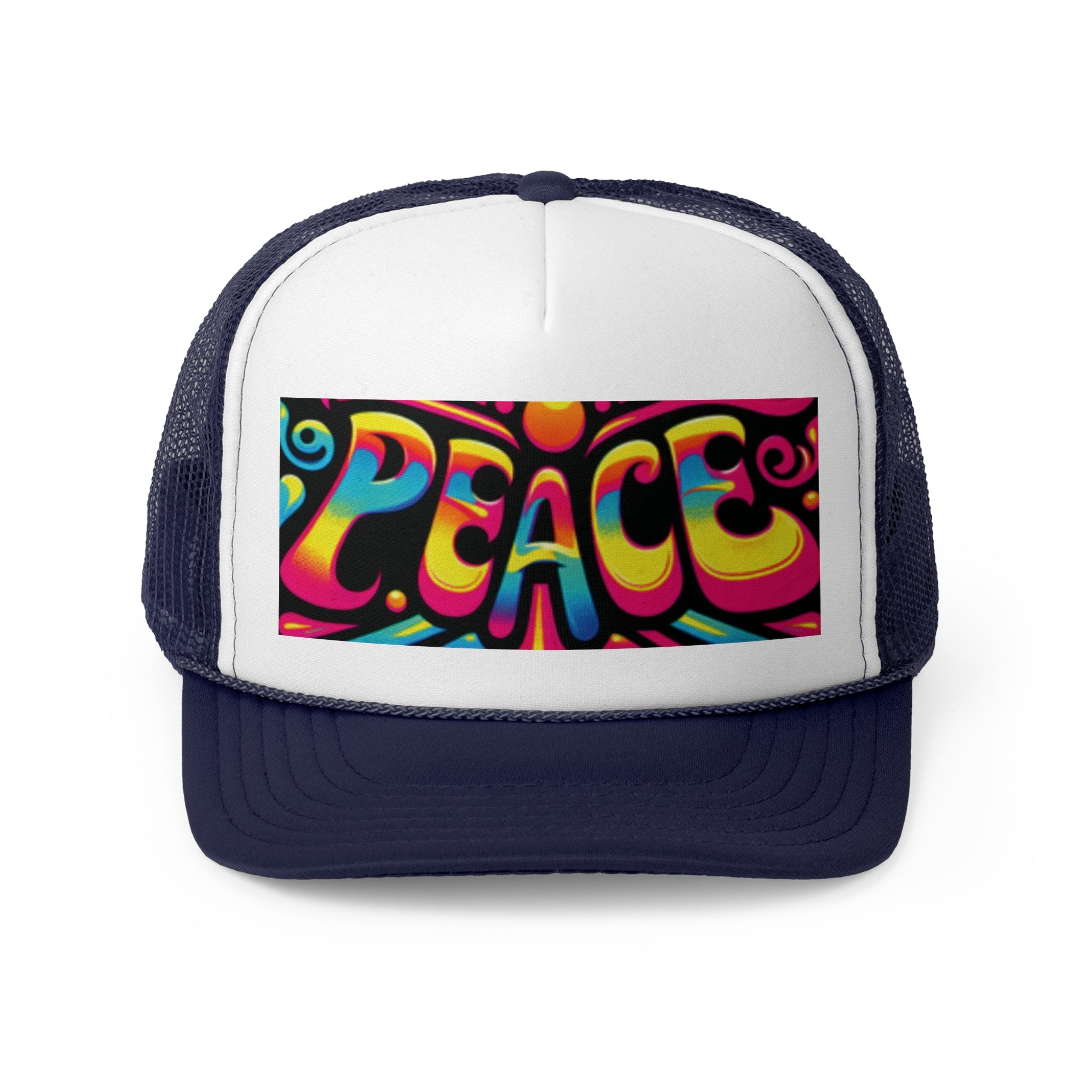 Colorful Peace Trucker Caps