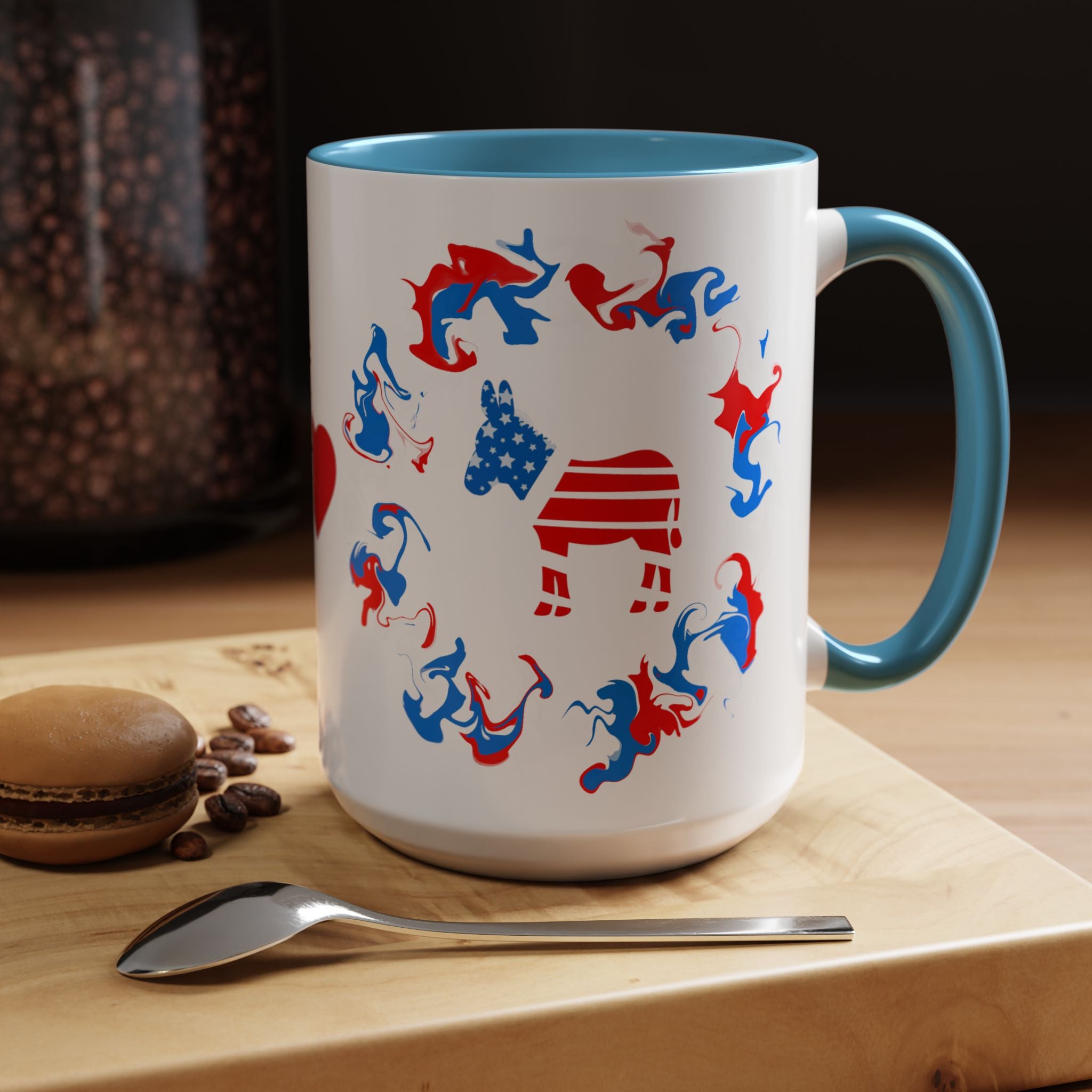 Love is Easier Patriotic Mug