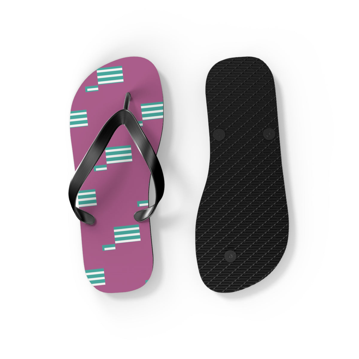 Trendy Patterned Flip Flops