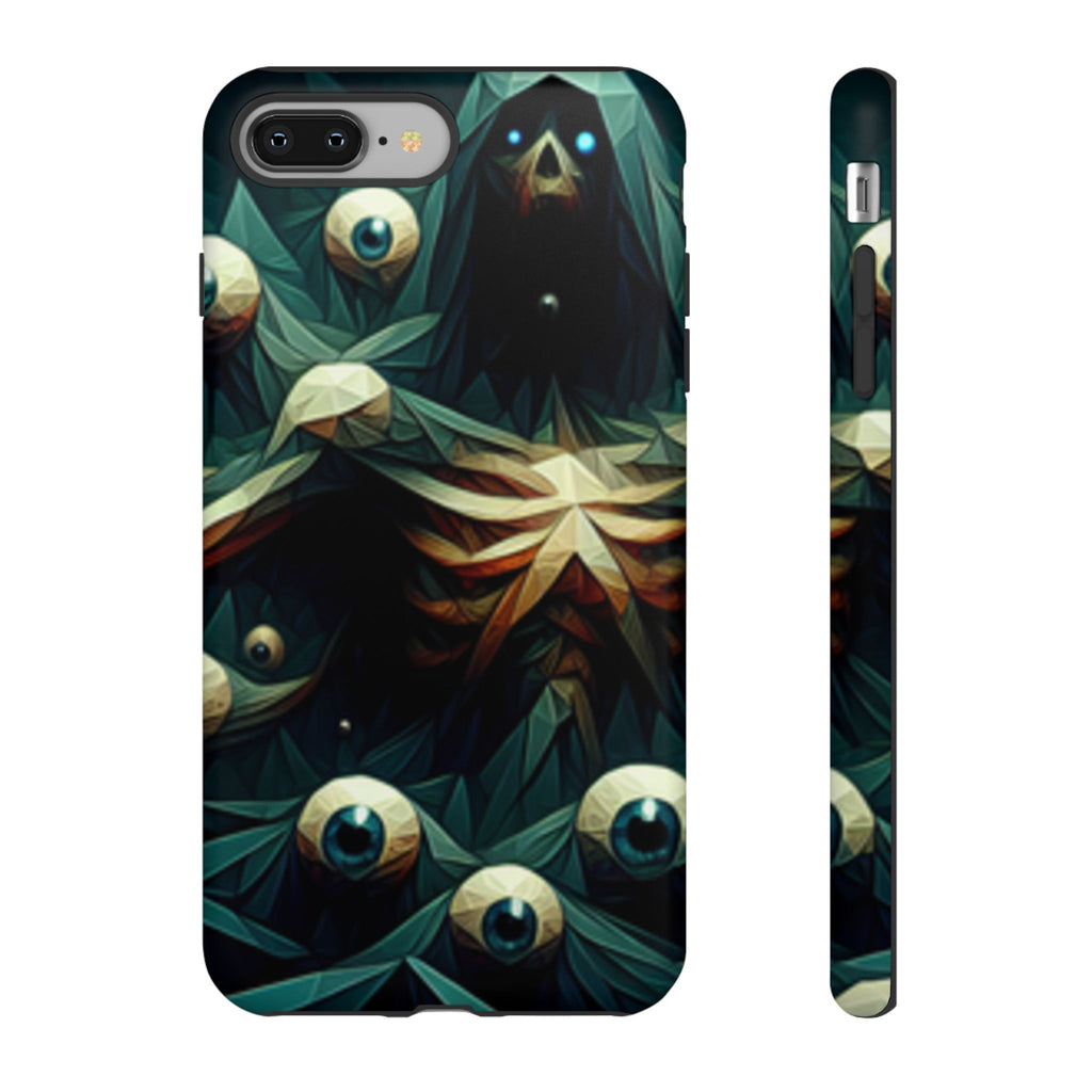 Dark Green Deathly Caped Skeleton iPhone/Pixel/Galaxy Cases