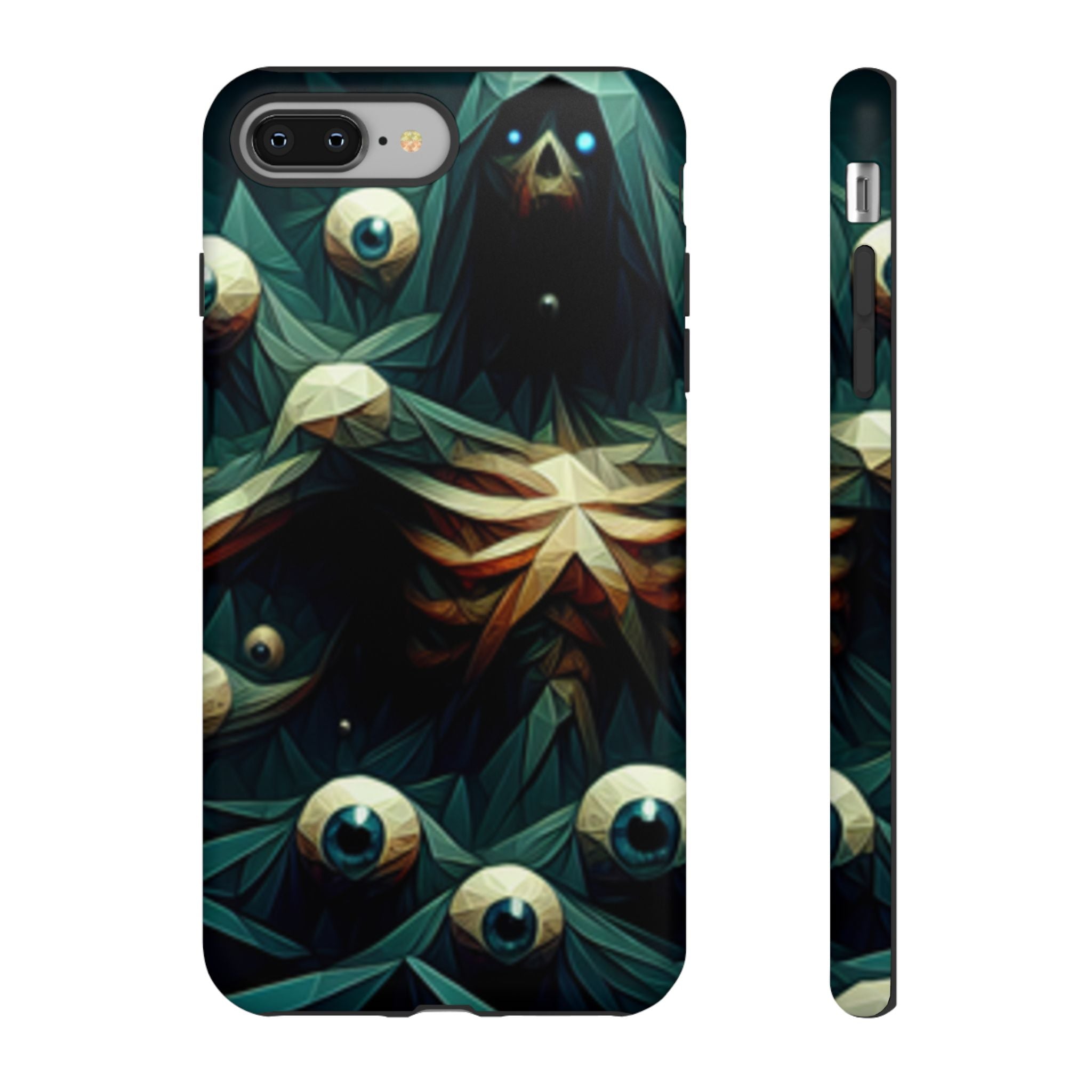 Dark Green Deathly Caped Skeleton iPhone/Pixel/Galaxy Cases