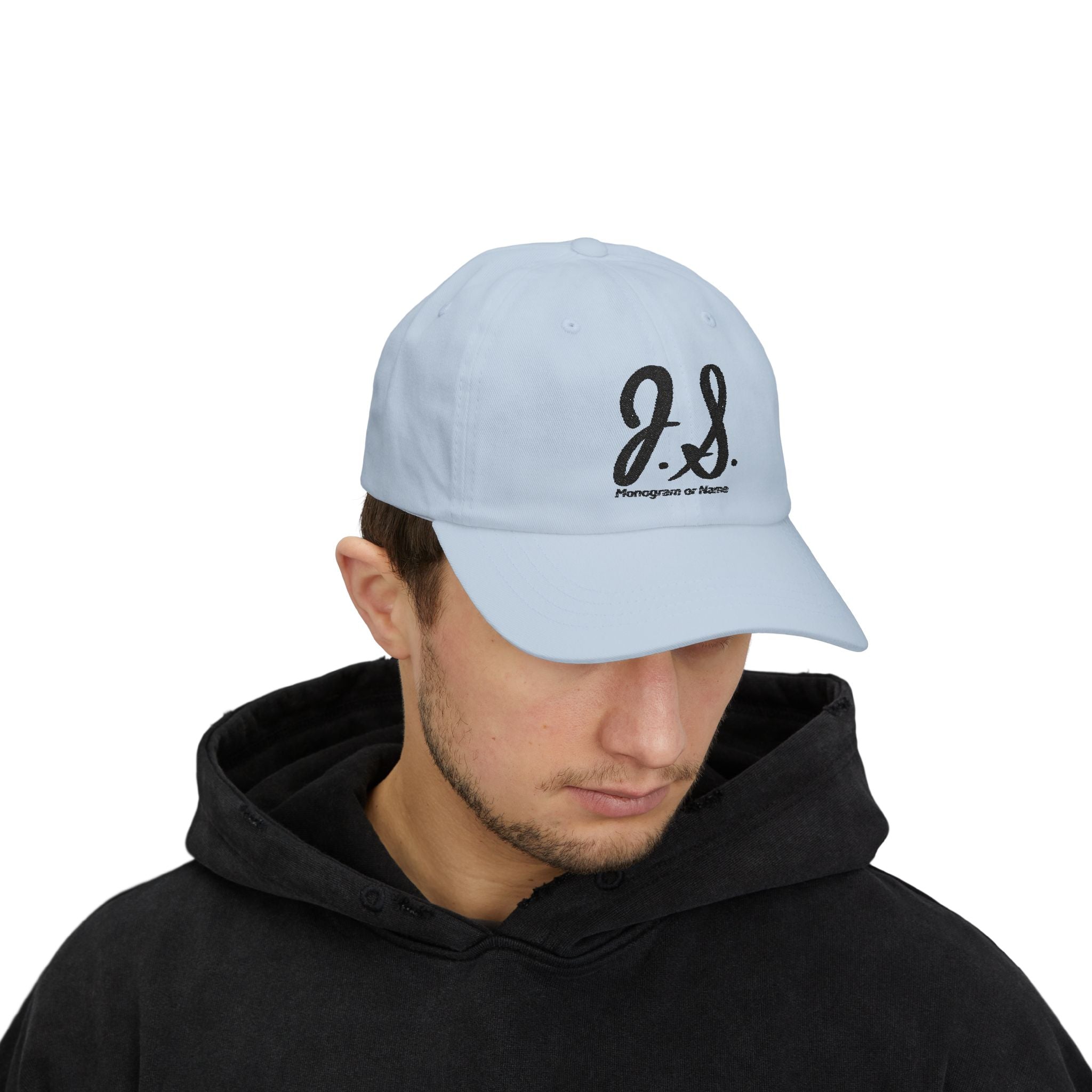 Monogrammed Classic Cap - Personalized Hat, Gift for Him, Custom Baseball Cap, Casual Sun Hat, Cool Dad Accessory