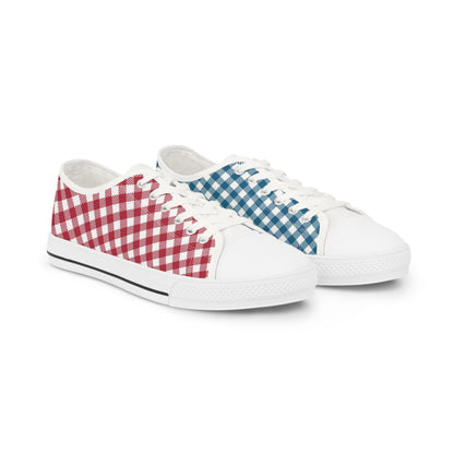 Men’s Stylish RB Tablecloth Low Top Sneakers