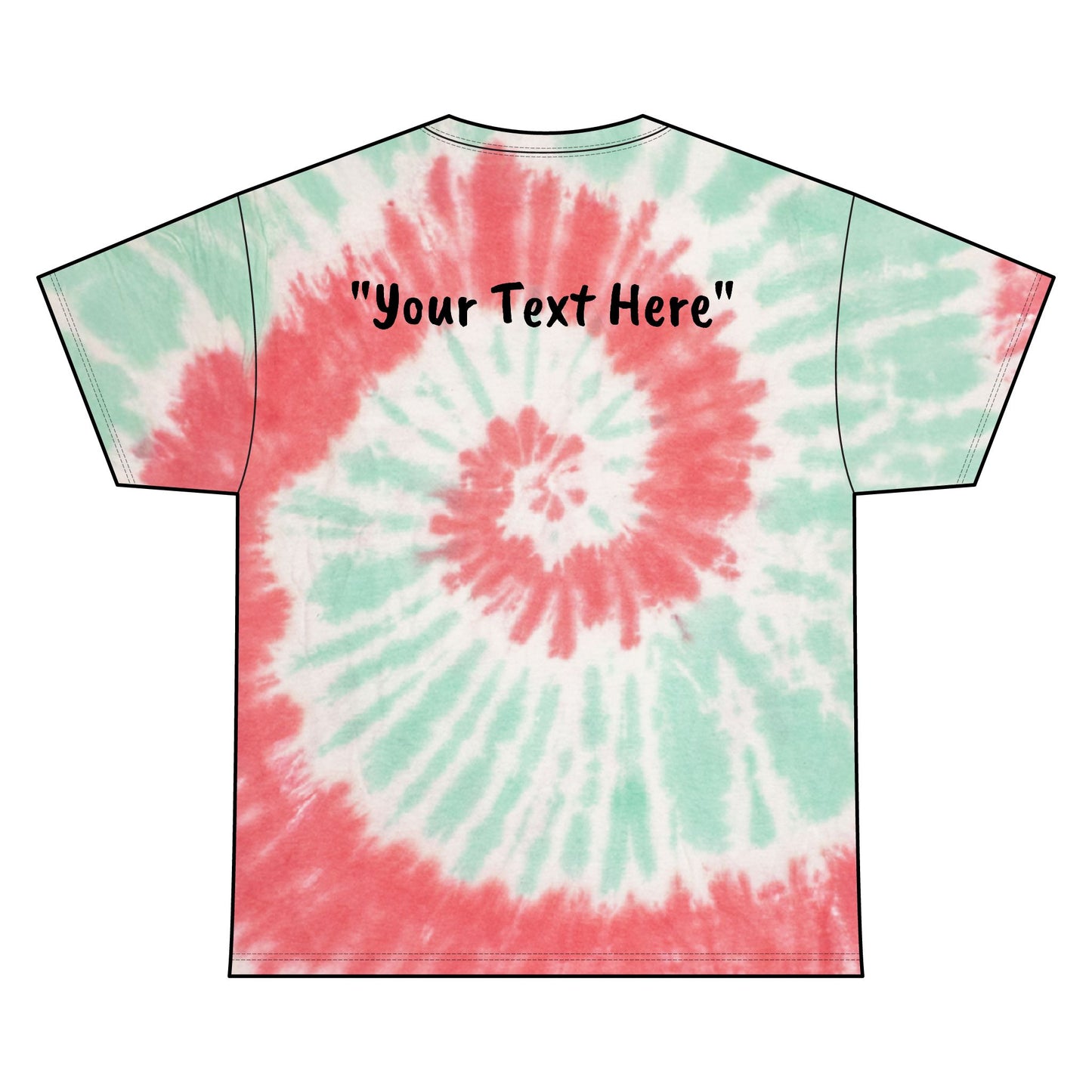 Personalizable Name Hello Kindergarten Tie Dye Tee