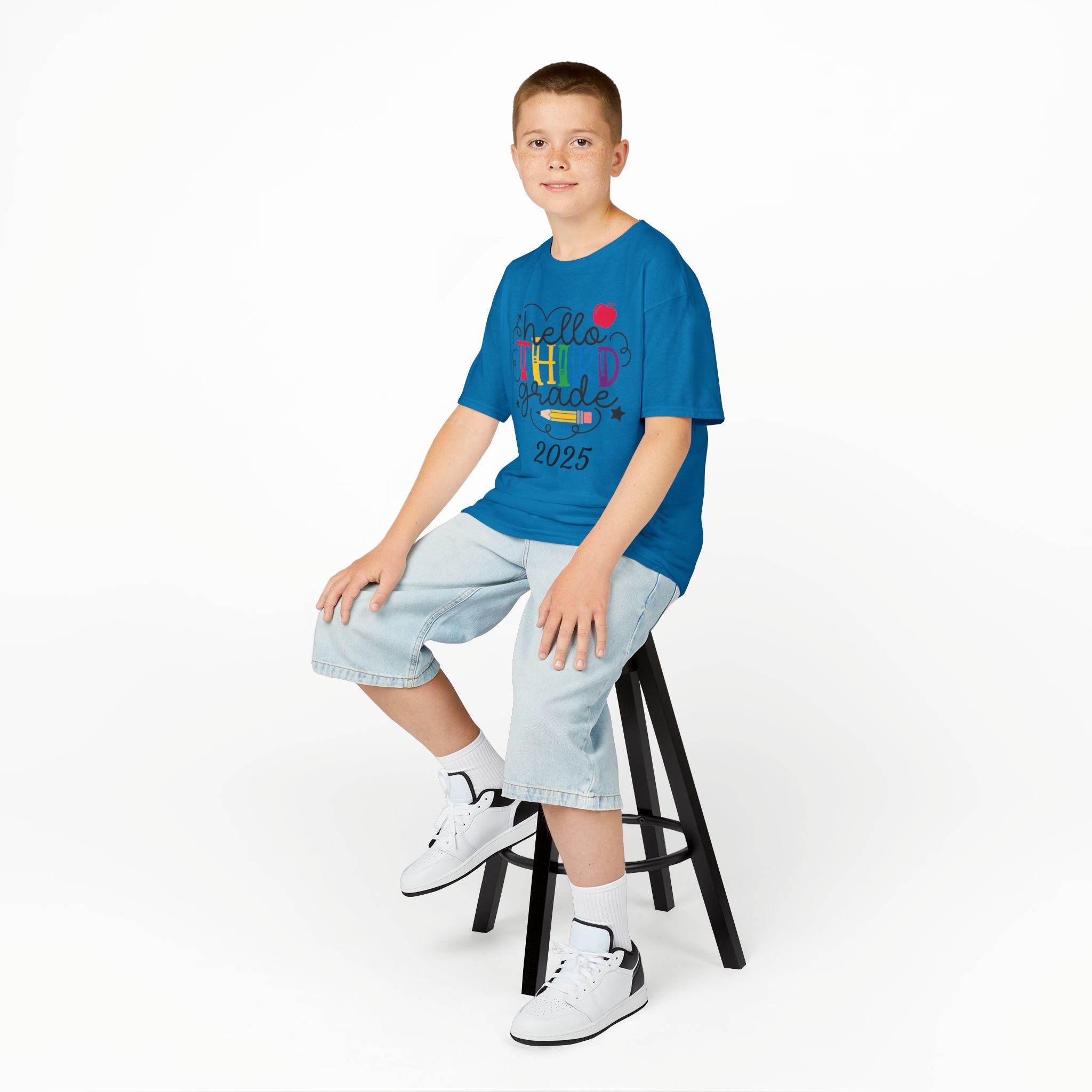 Kids Third Grade Tee - Back to School Shirt, Grade 3 T-Shirt, Teacher Appreciation Gift, Classroom Celebration Apparel, Fun Learning [...]