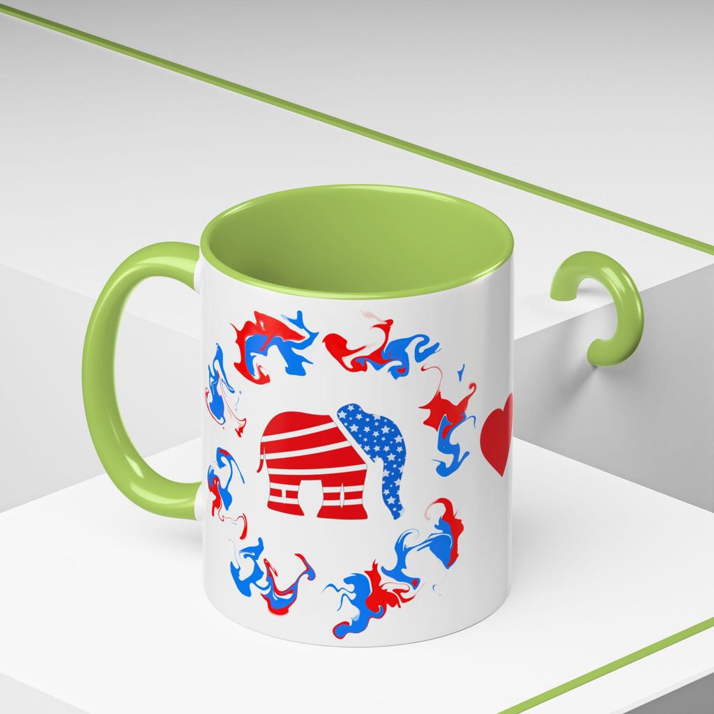 Love is Easier Patriotic Mug