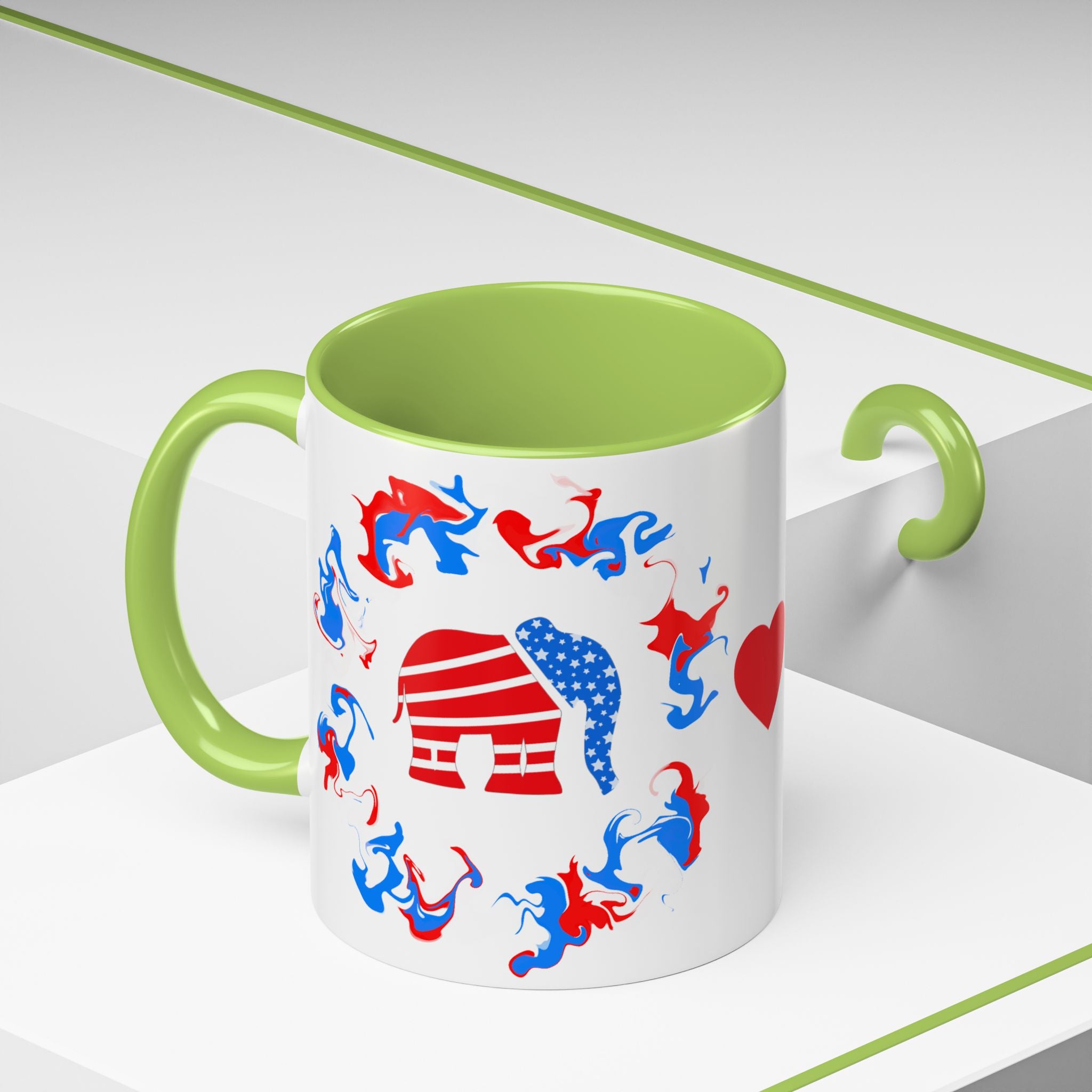 Love is Easier Patriotic Mug