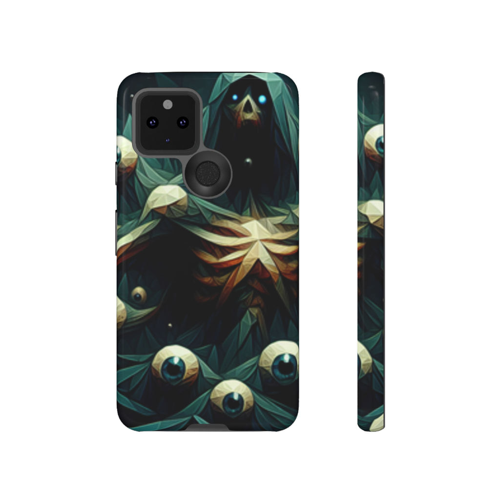 Dark Green Deathly Caped Skeleton iPhone/Pixel/Galaxy Cases