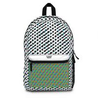Chic Patterned Backpack Trendy Travel Bag
