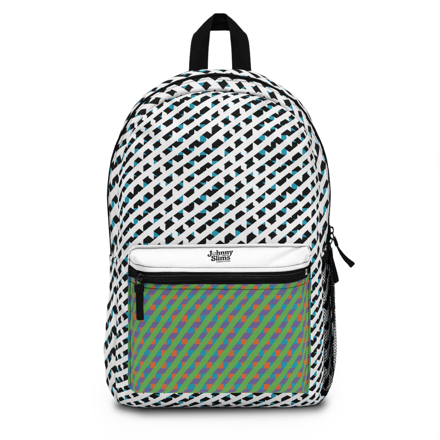 Chic Patterned Backpack Trendy Travel Bag