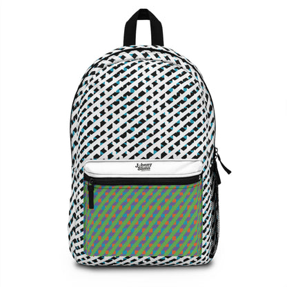 Chic Patterned Backpack Trendy Travel Bag