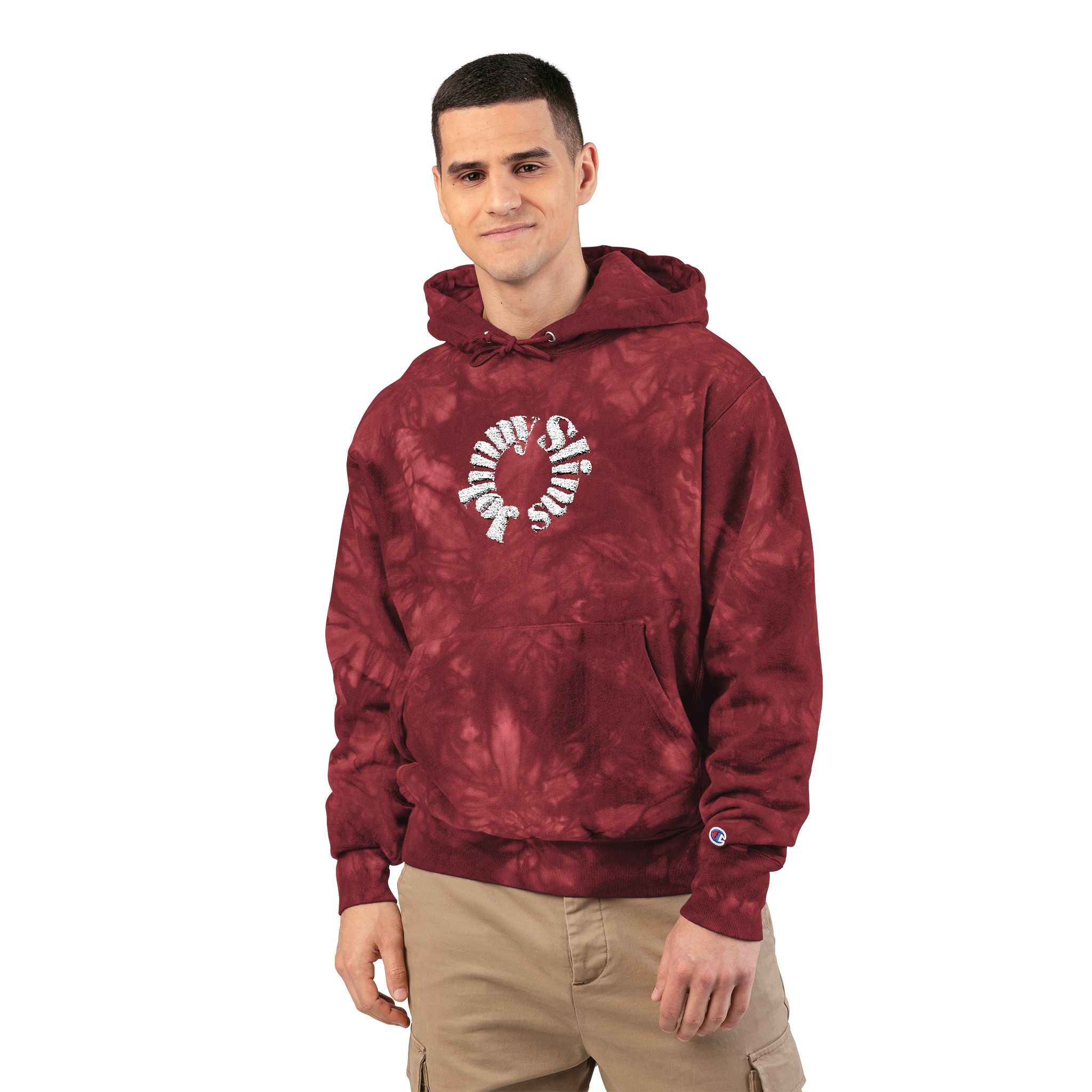 Unisex Champion Brand Warm Tie-Dye Hoodie